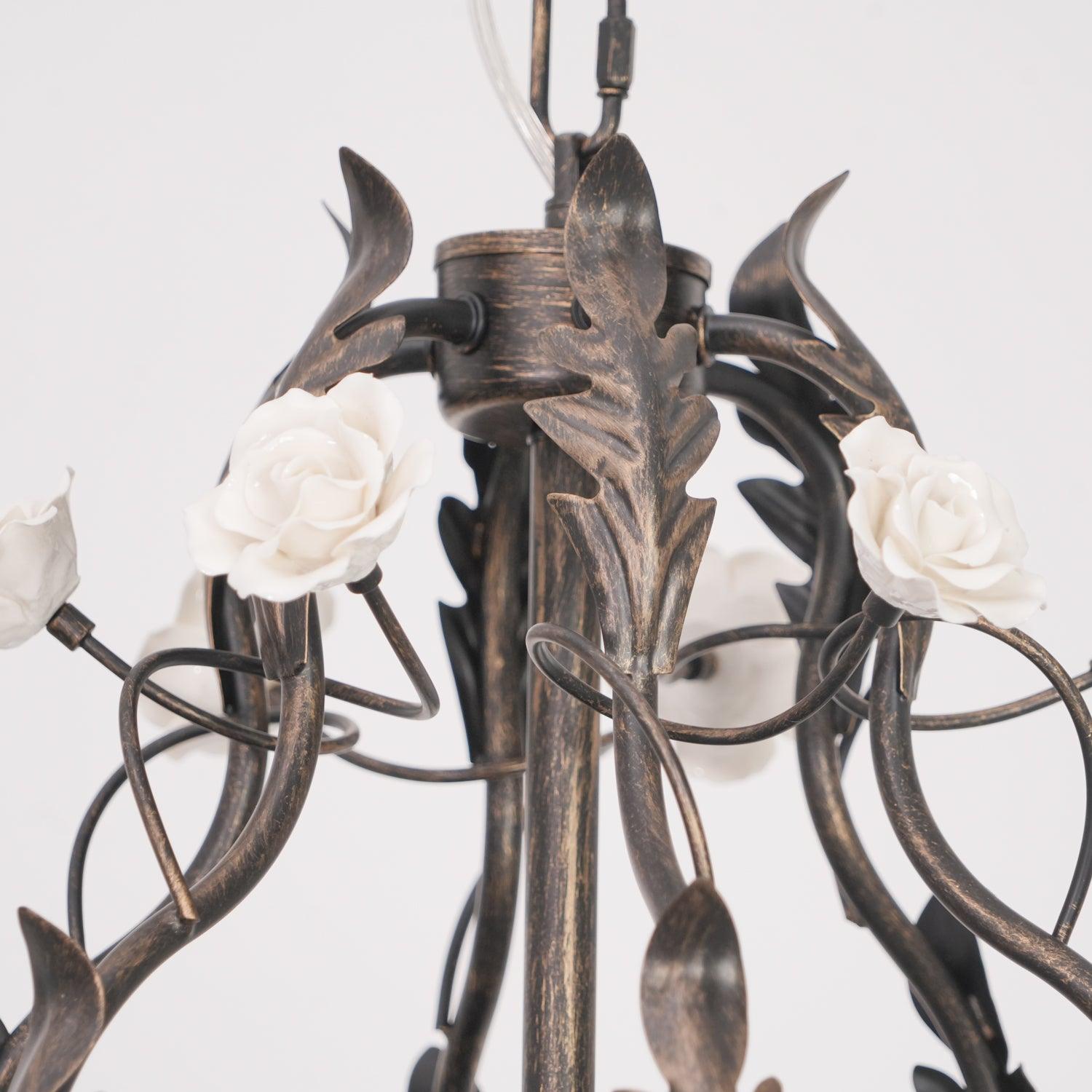 Florentine Rose Garden Chandelier - Lumpaz
