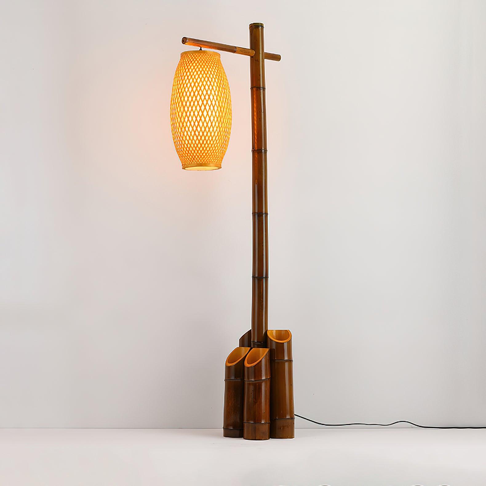 Zen Bamboo Tube Floor Lamp - Lumpaz