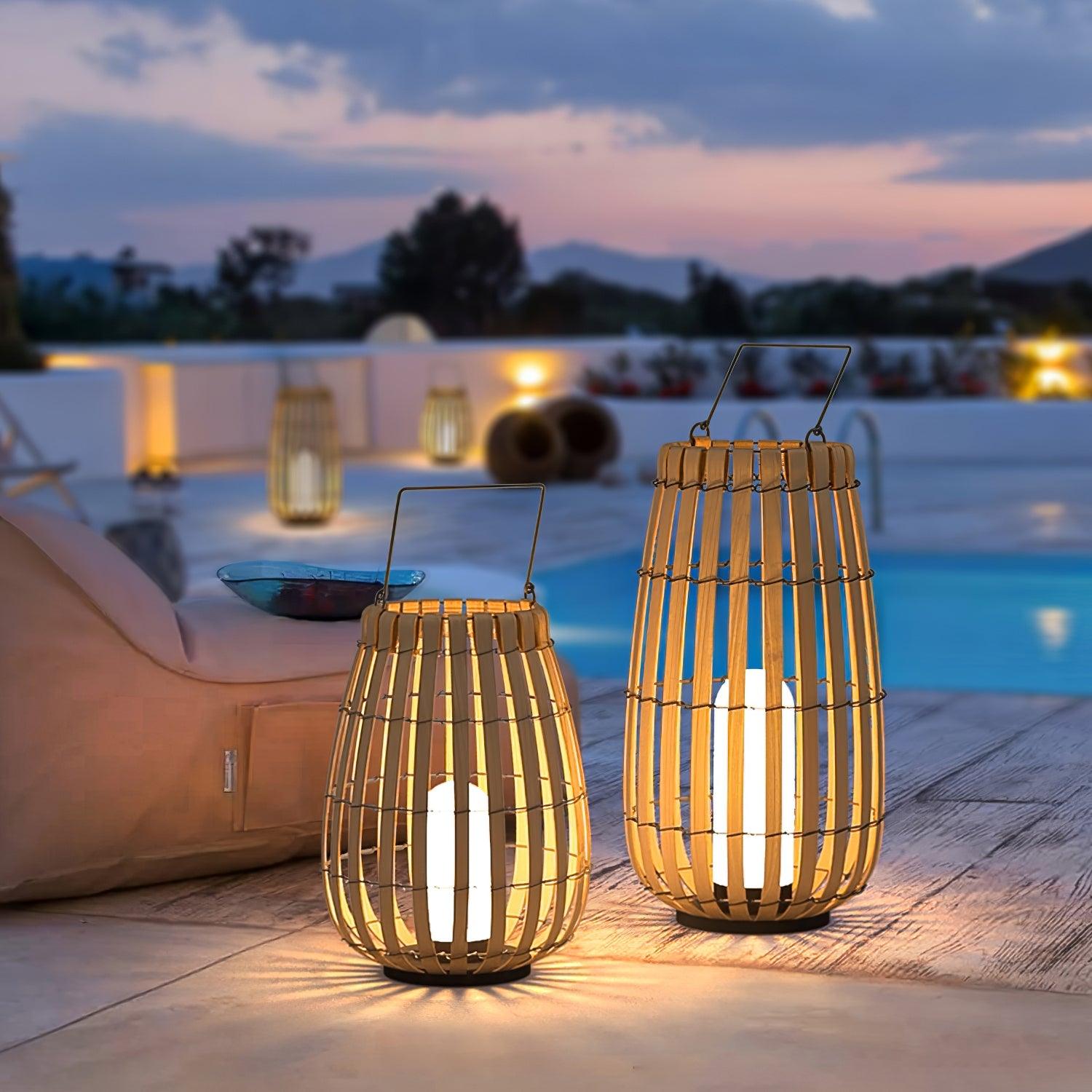 Tropic Braid Lantern Outdoor Lamp - Lumpaz