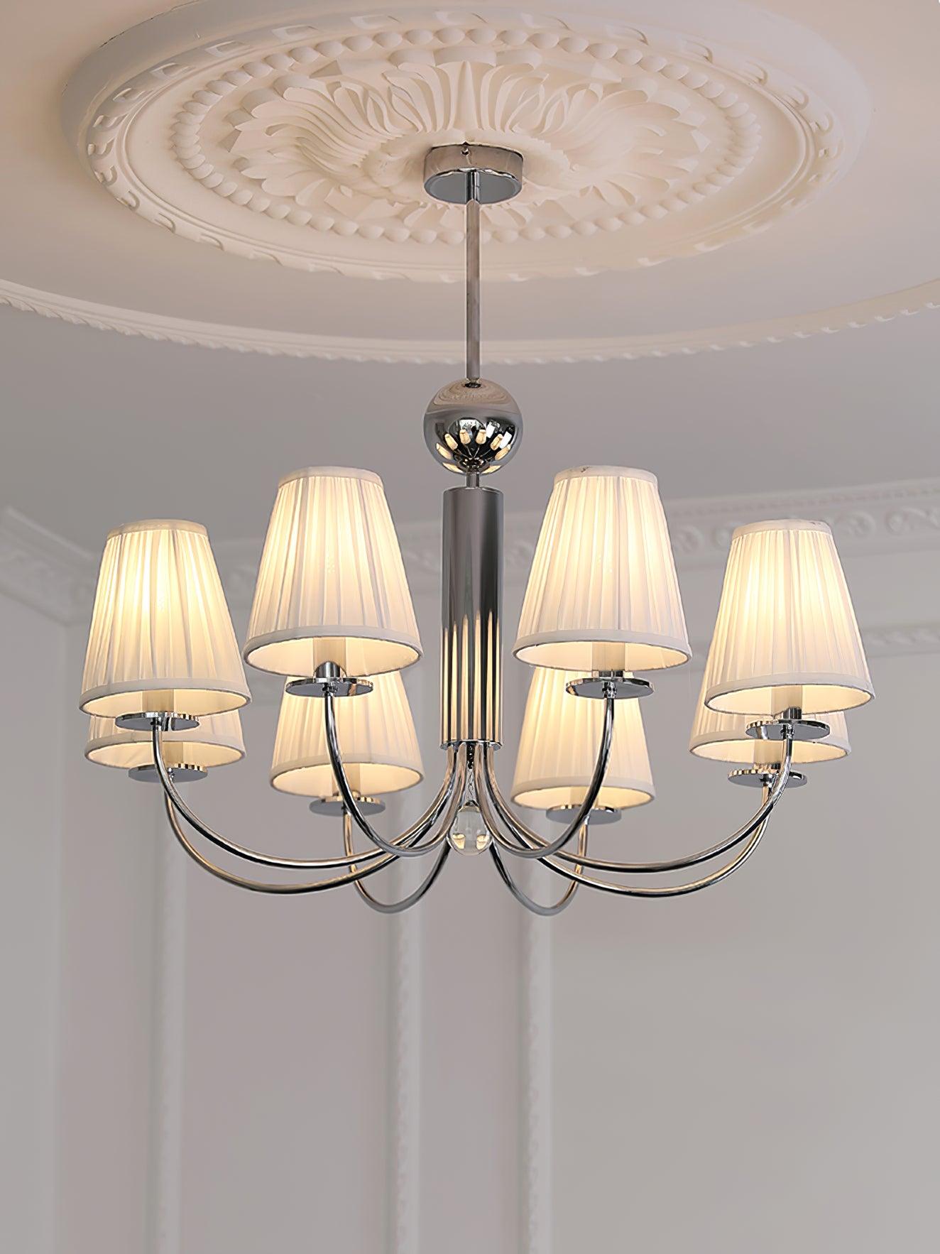 Simplicity Chrome Chandelier - Lumpaz