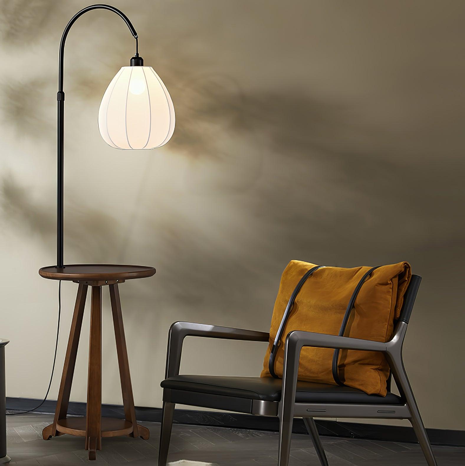 Arc Side Table Floor Lamp - Lumpaz