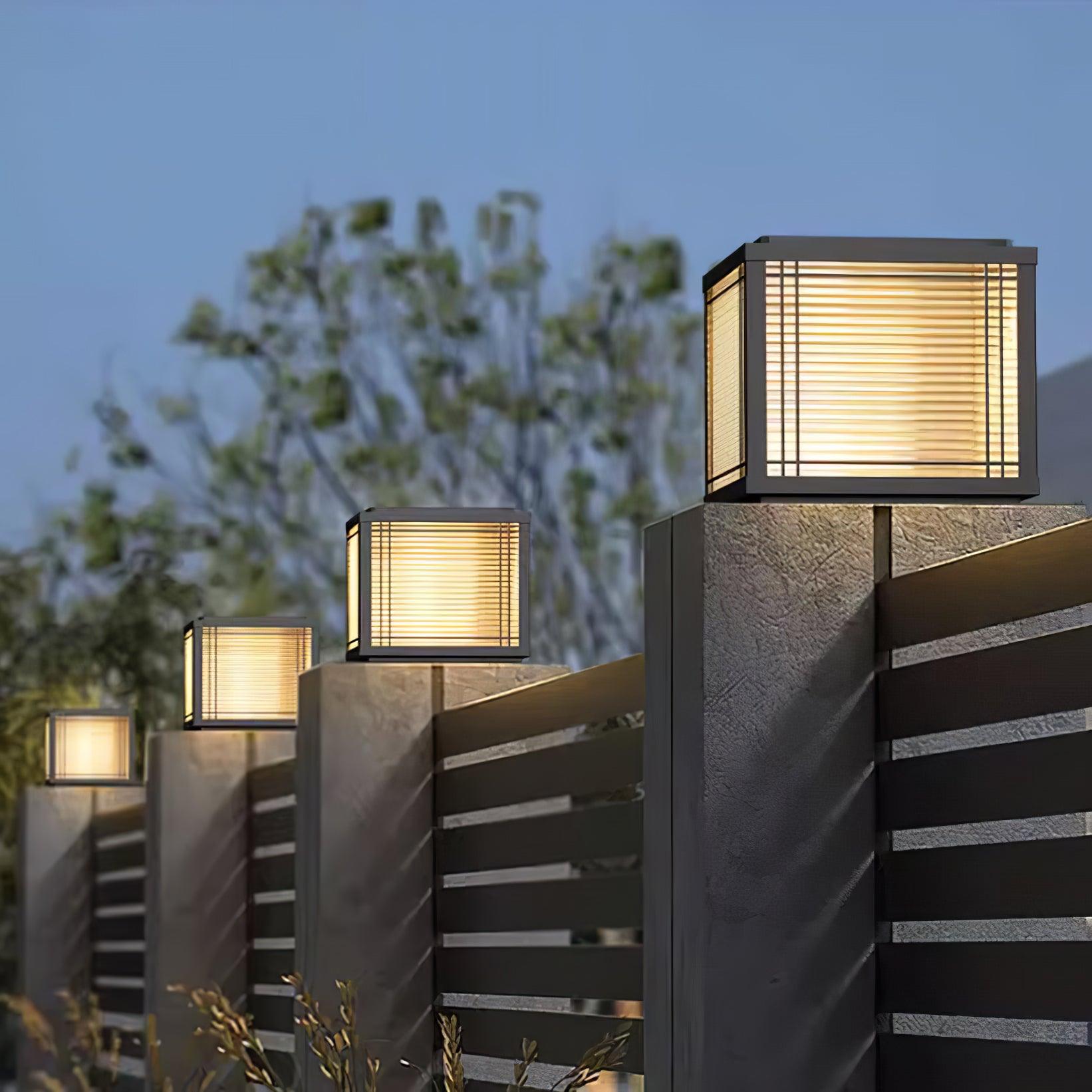 Deck Solar Outdoor Post Light - Lumpaz