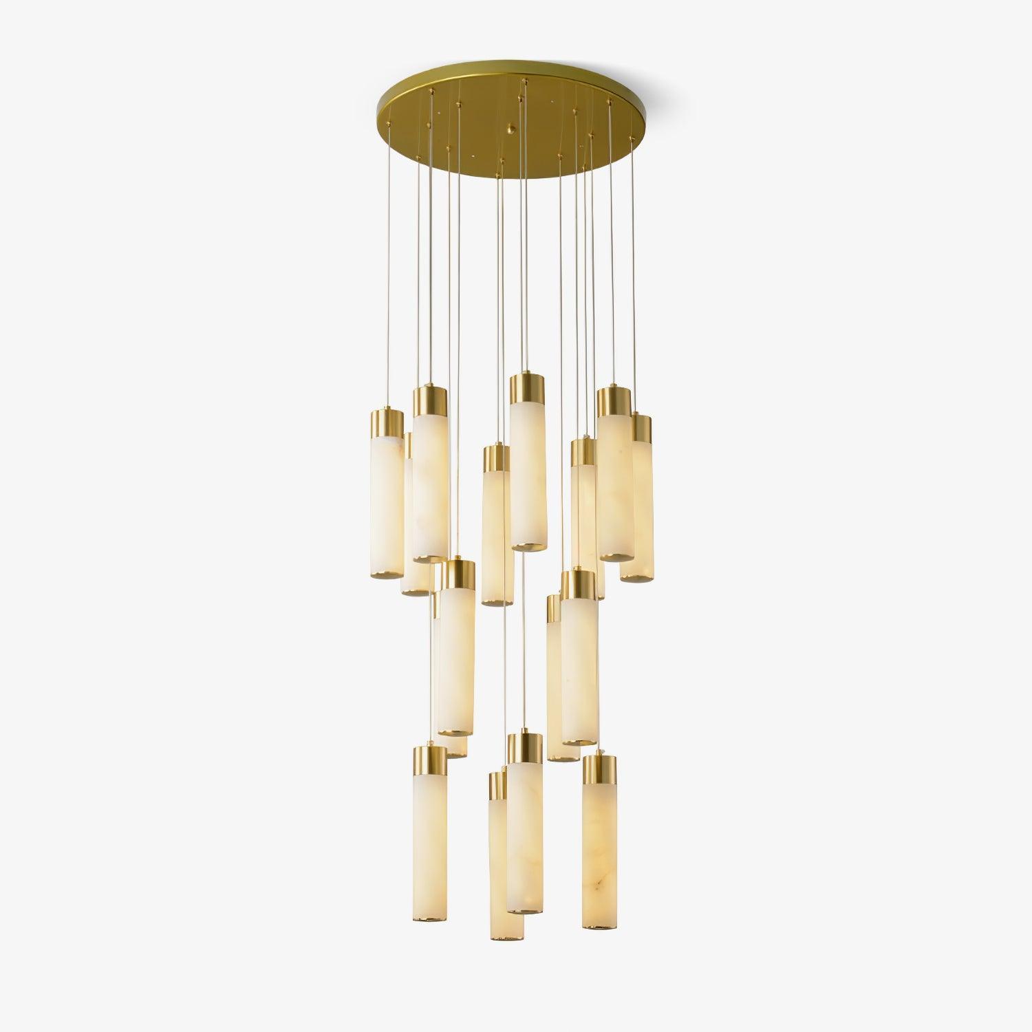 Celestial Alabaster Cascade Chandelier - Lumpaz