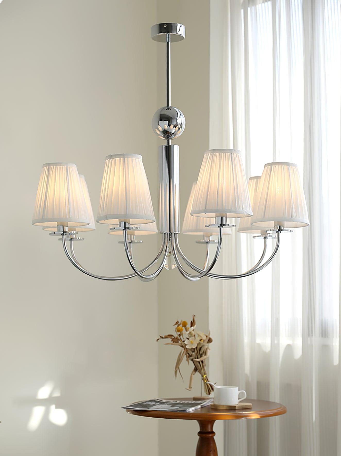 Simplicity Chrome Chandelier - Lumpaz