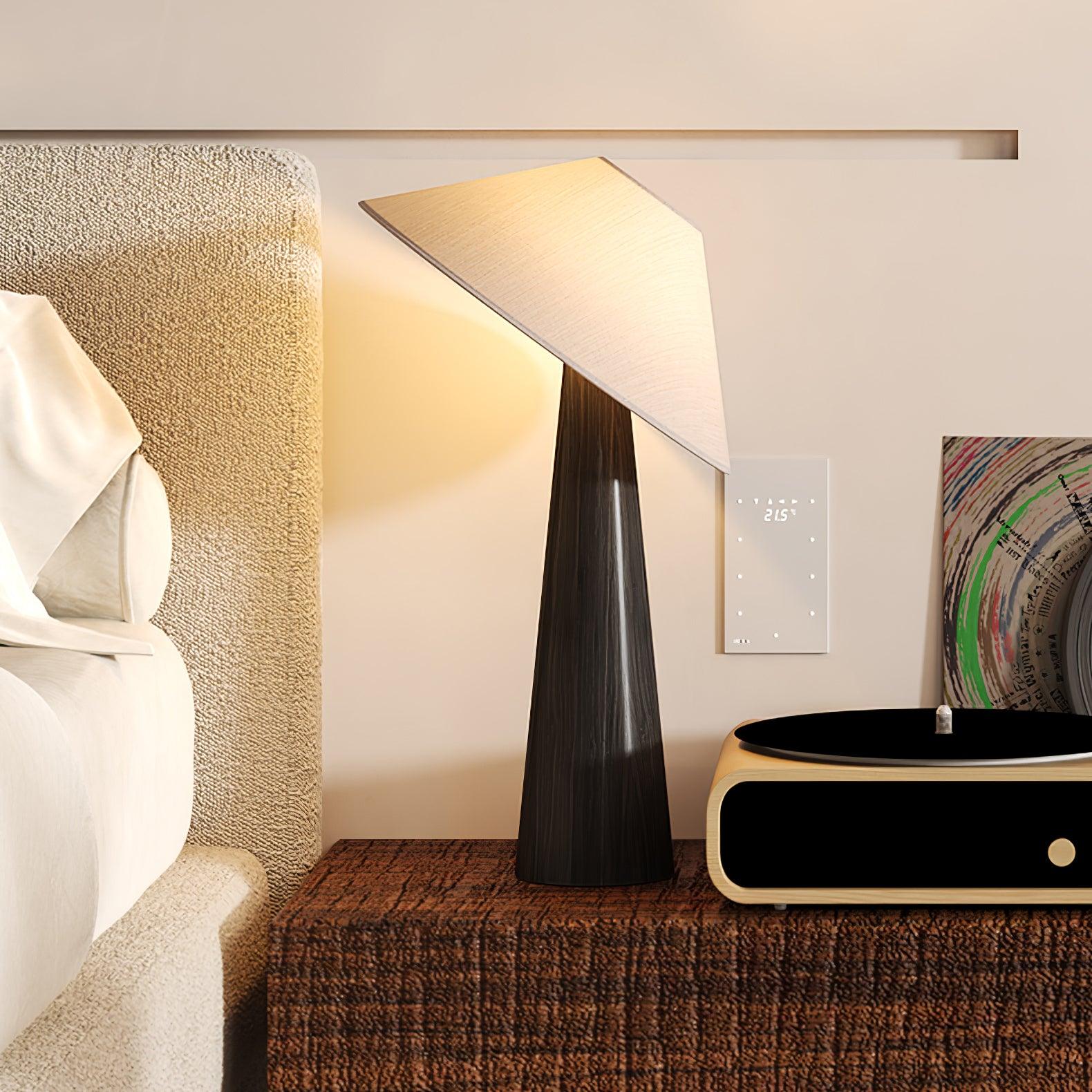 Tilt Hat Wooden Floor Lamp - Lumpaz