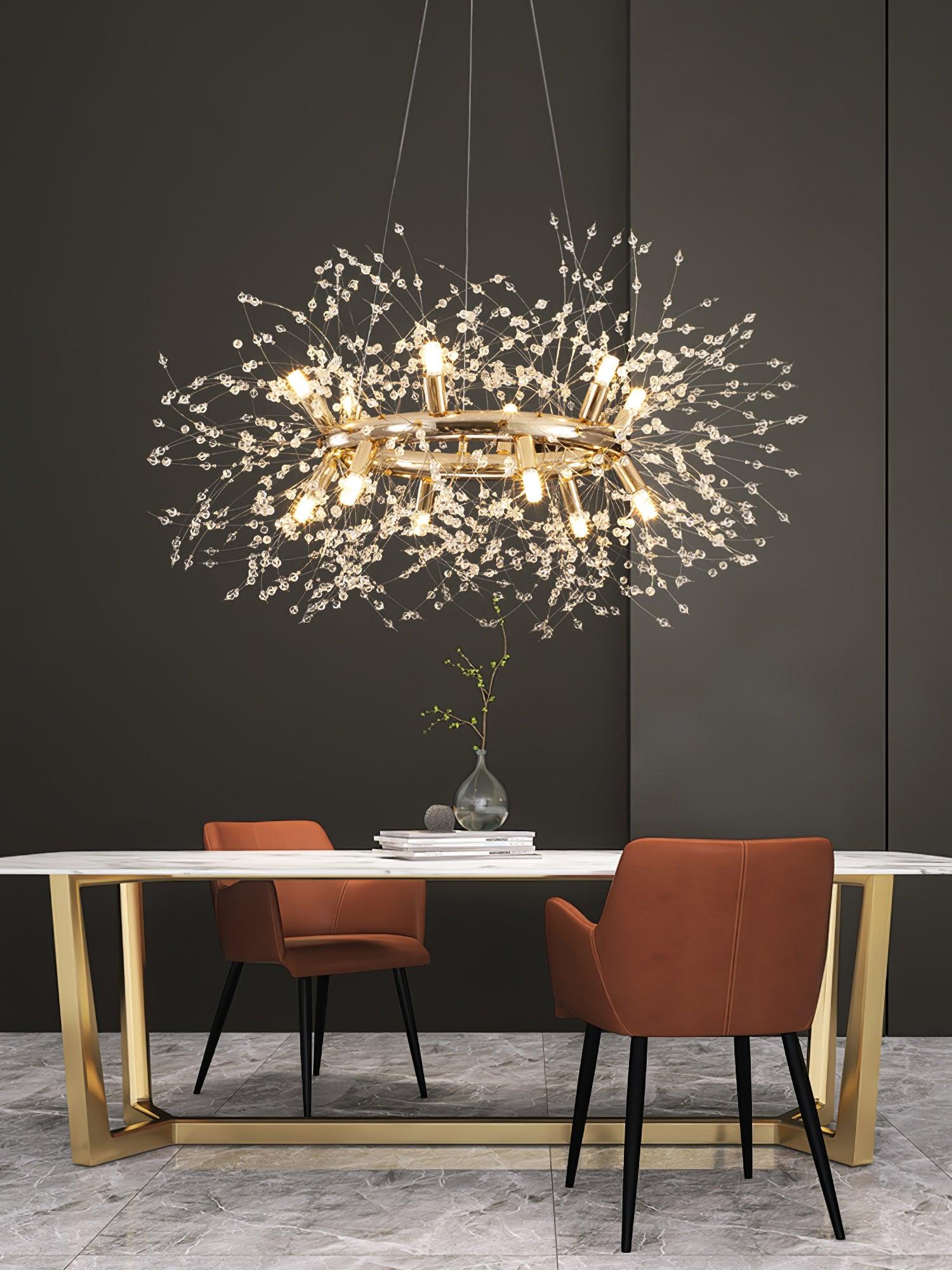 Dandelion Round Chandelier - Lumpaz