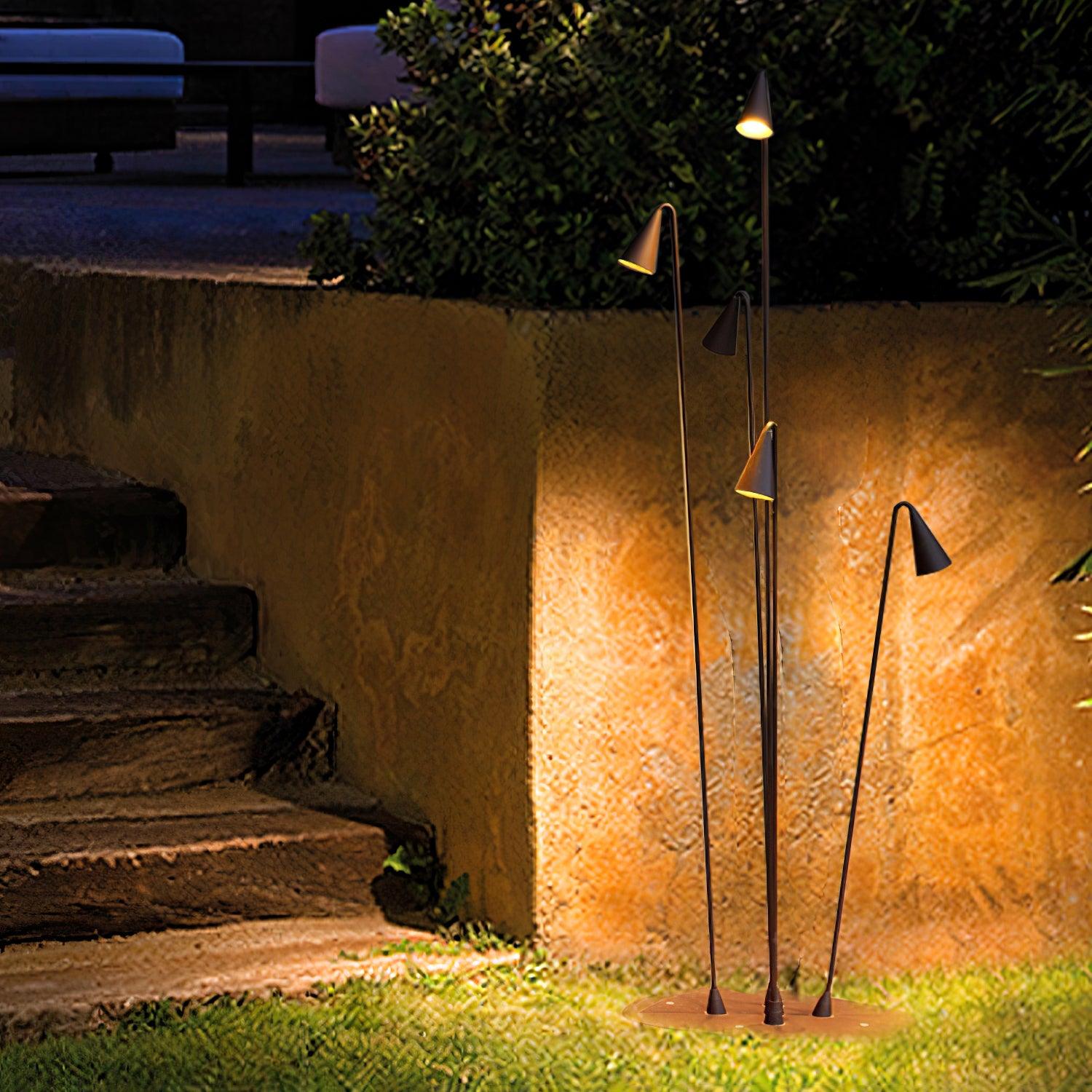 Bellflower Outdoor Floor Lamp - Lumpaz