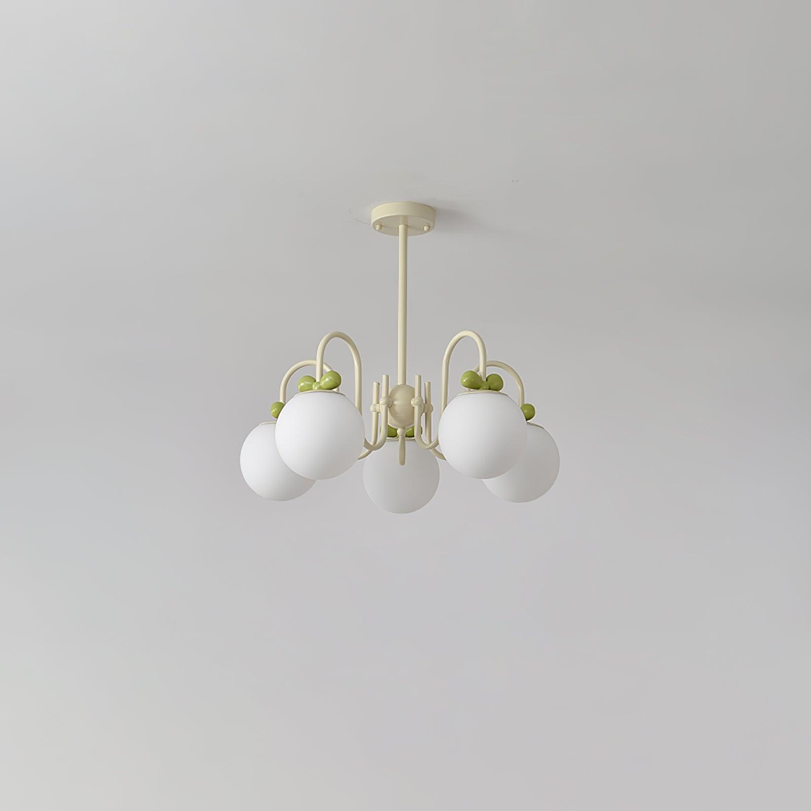 Cream Cherry Chandelier - Lumpaz