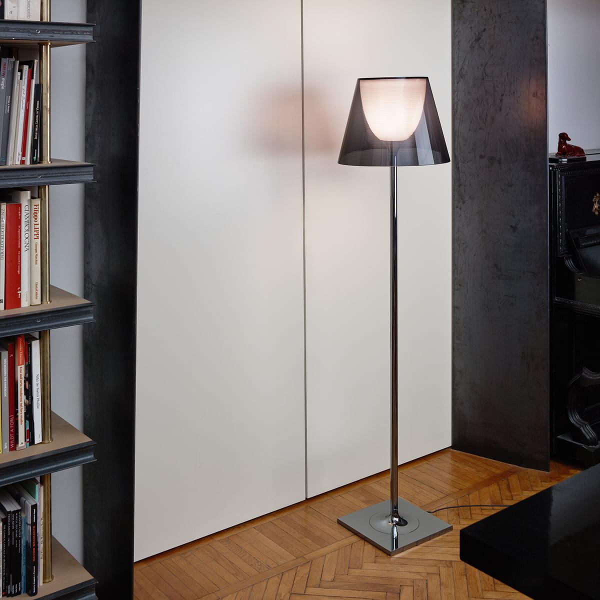 Chrome Prism Floor Lamp - Lumpaz