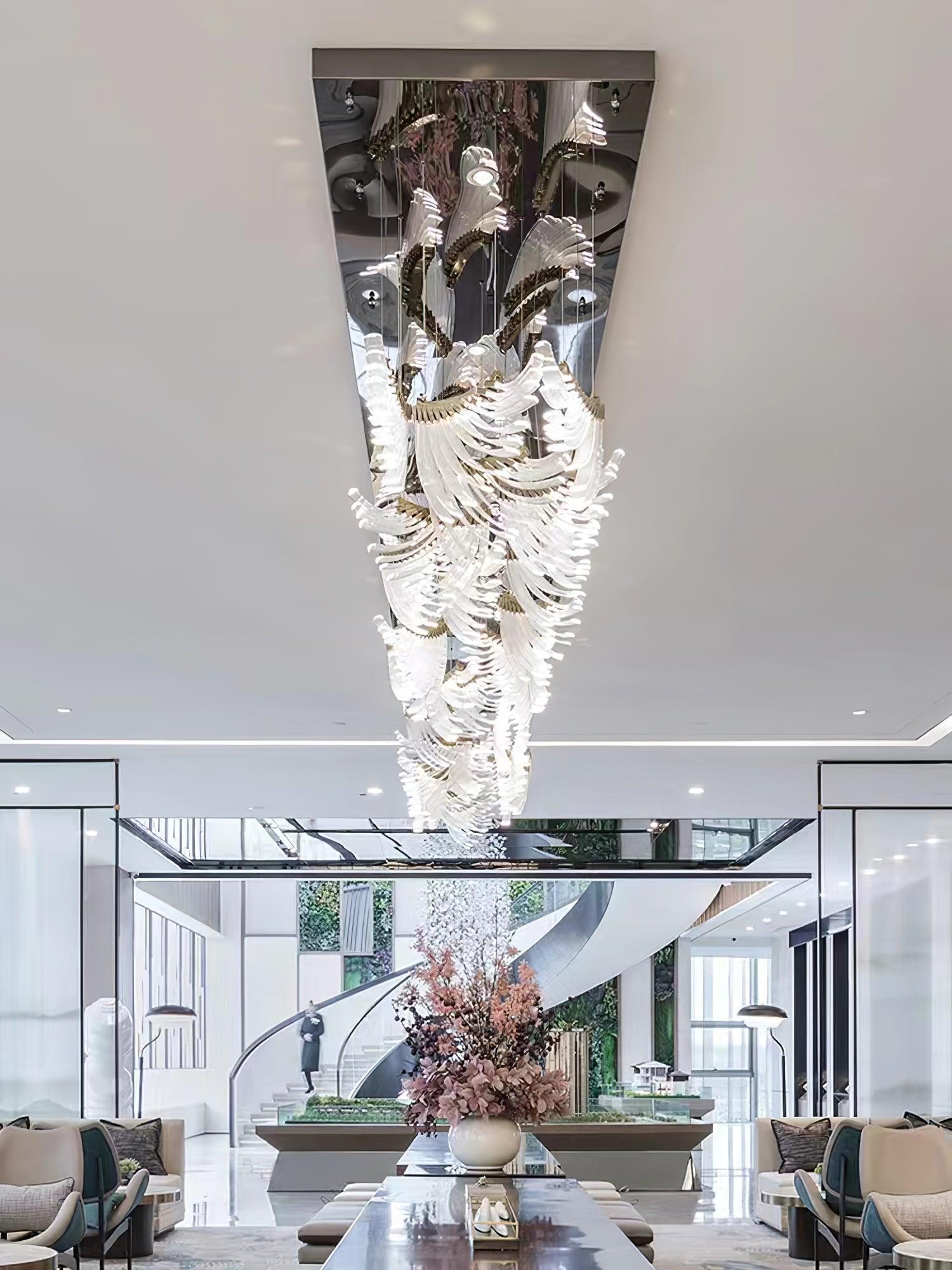 Tiered Palmette Chandelier - Lumpaz