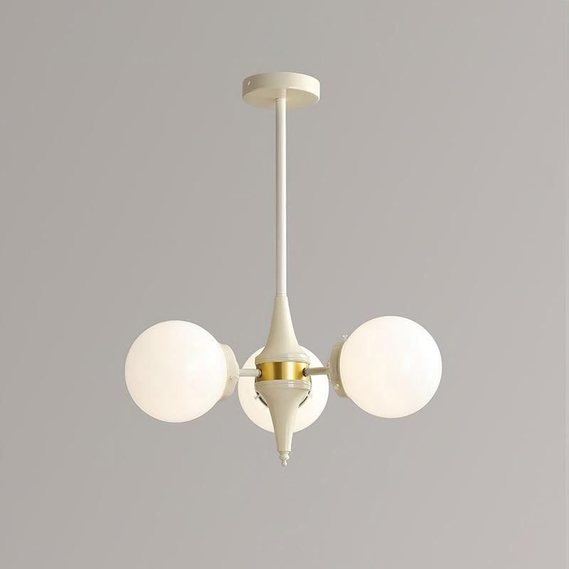 Cream Ball Chandelier - Lumpaz