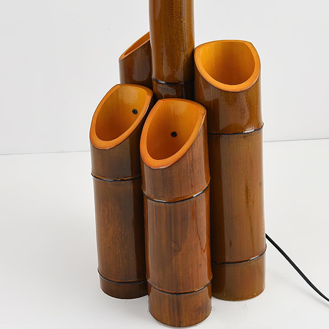 Zen Bamboo Tube Floor Lamp - Lumpaz