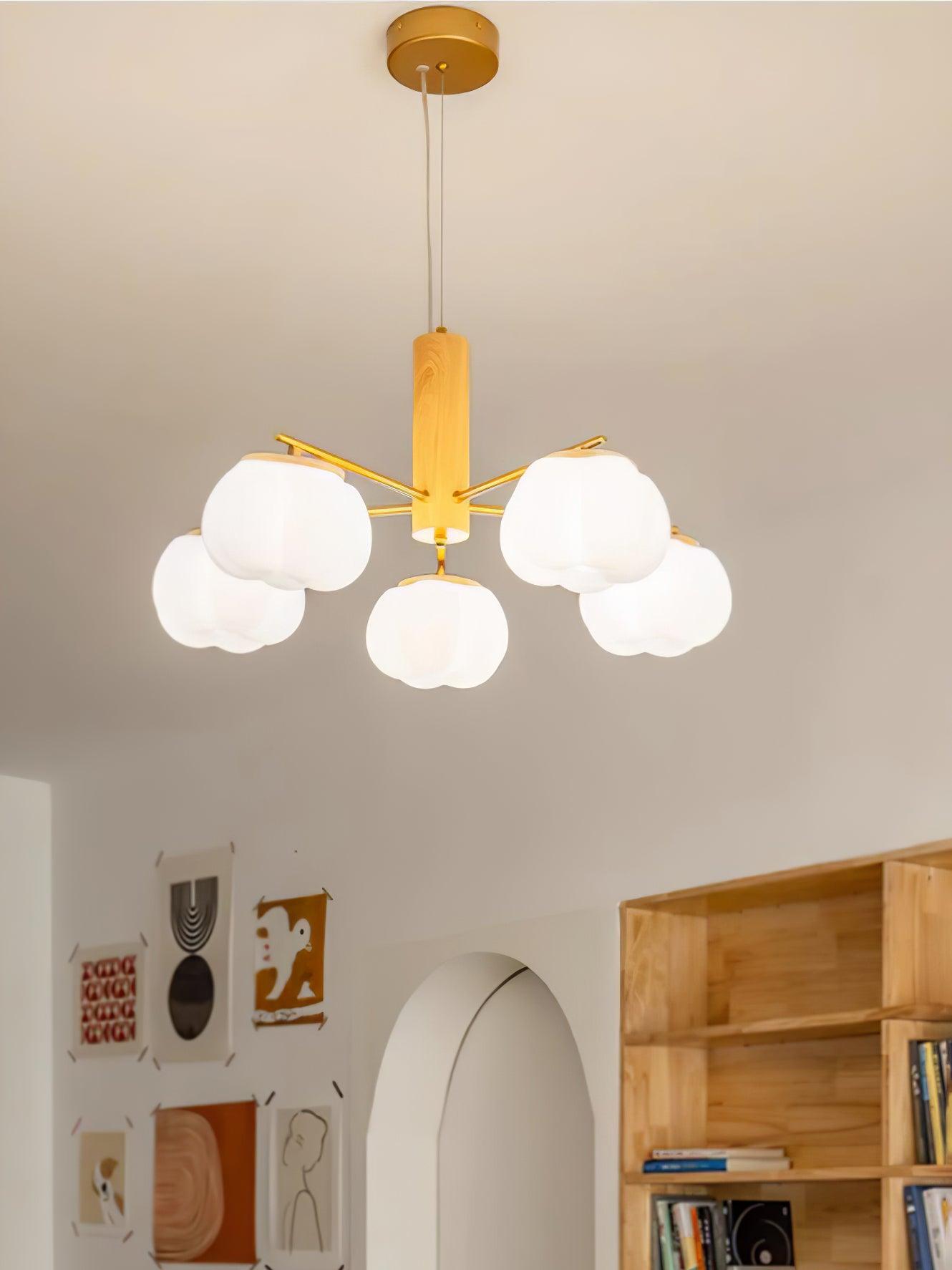 Cotton Balls Chandelier - Lumpaz