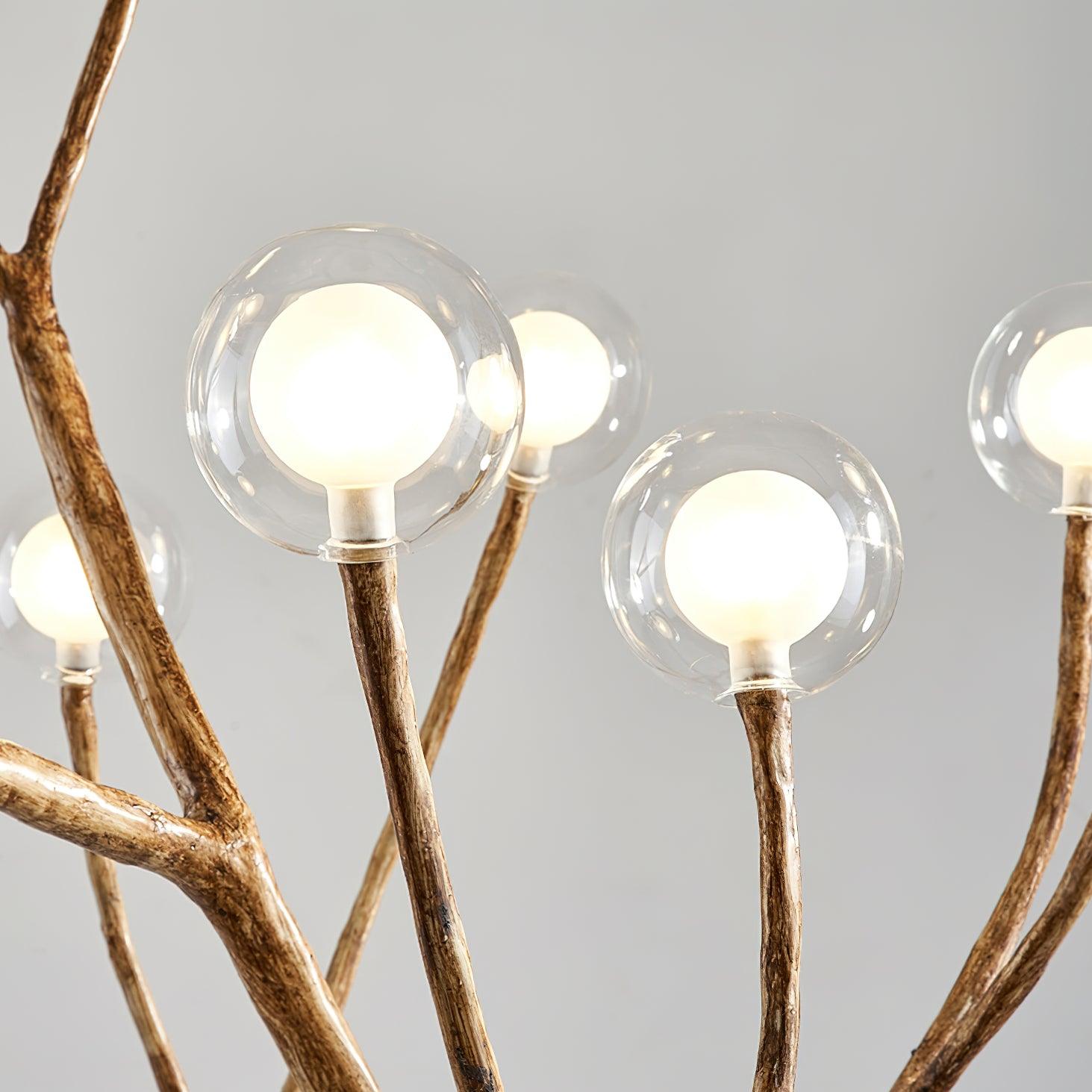 Imitation Wood Floor Lamp - Lumpaz