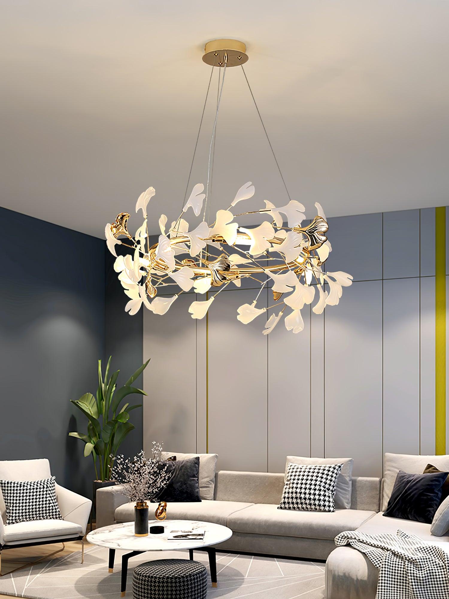 Gingko Chandelier T - Lumpaz