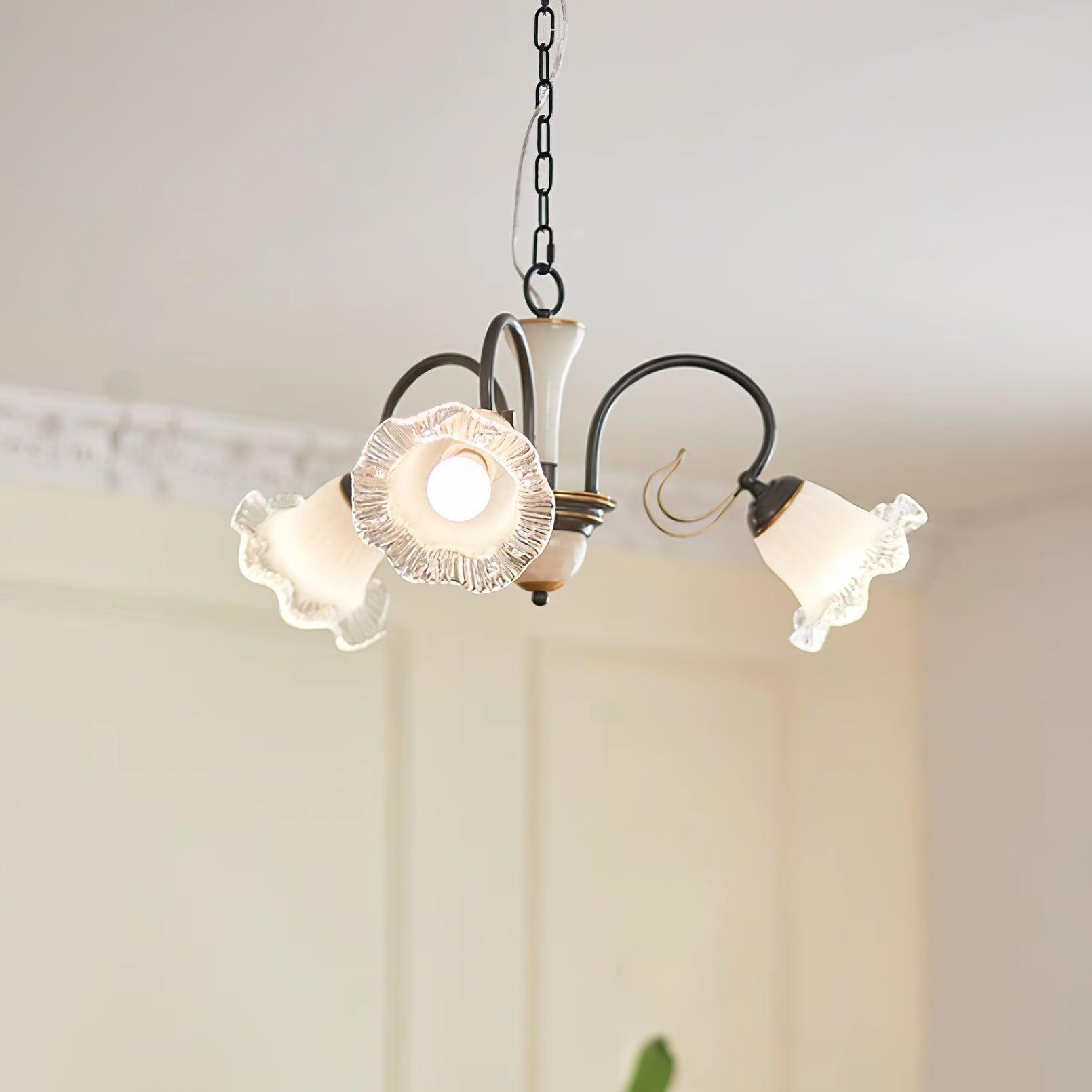 Luce Black Chandelier - Lumpaz