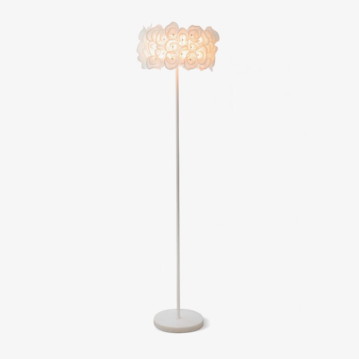 White Hydrangea Floor Lamp - Lumpaz