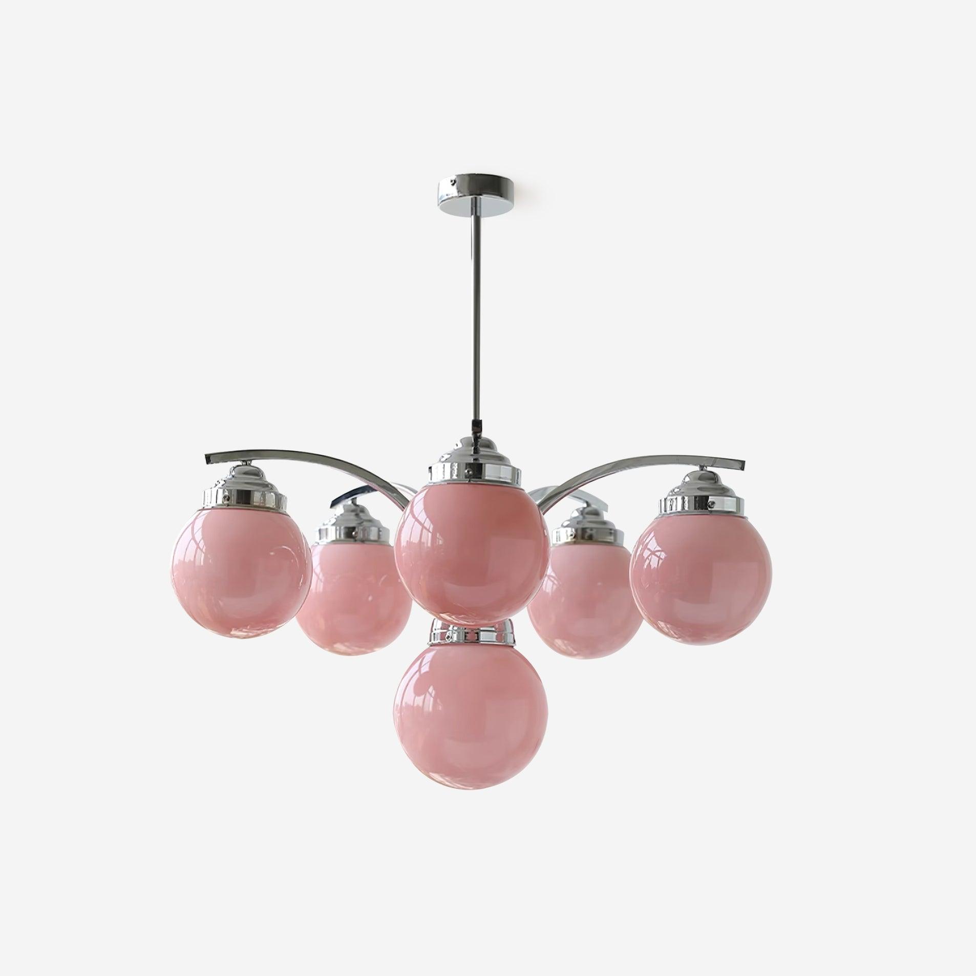 Pink Salamanca Chandelier - Lumpaz