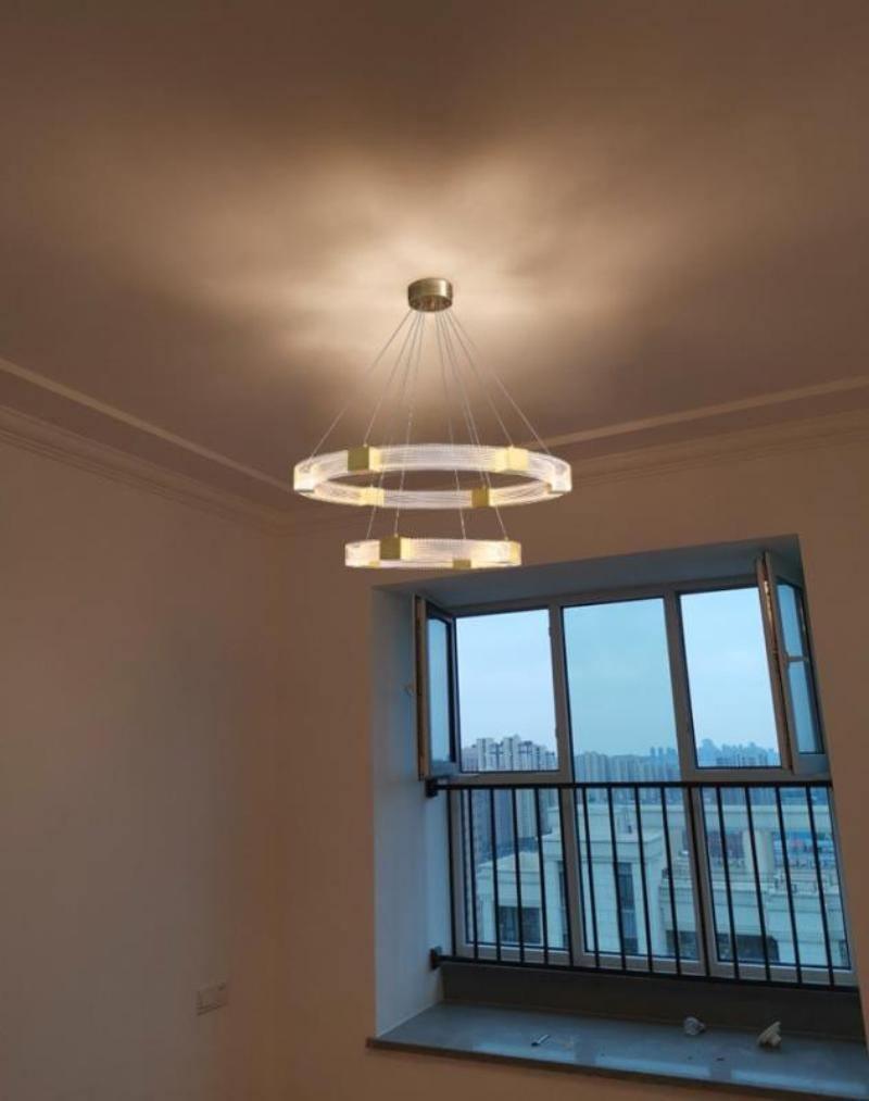 Parallel Ring LED Chandelier - Lumpaz