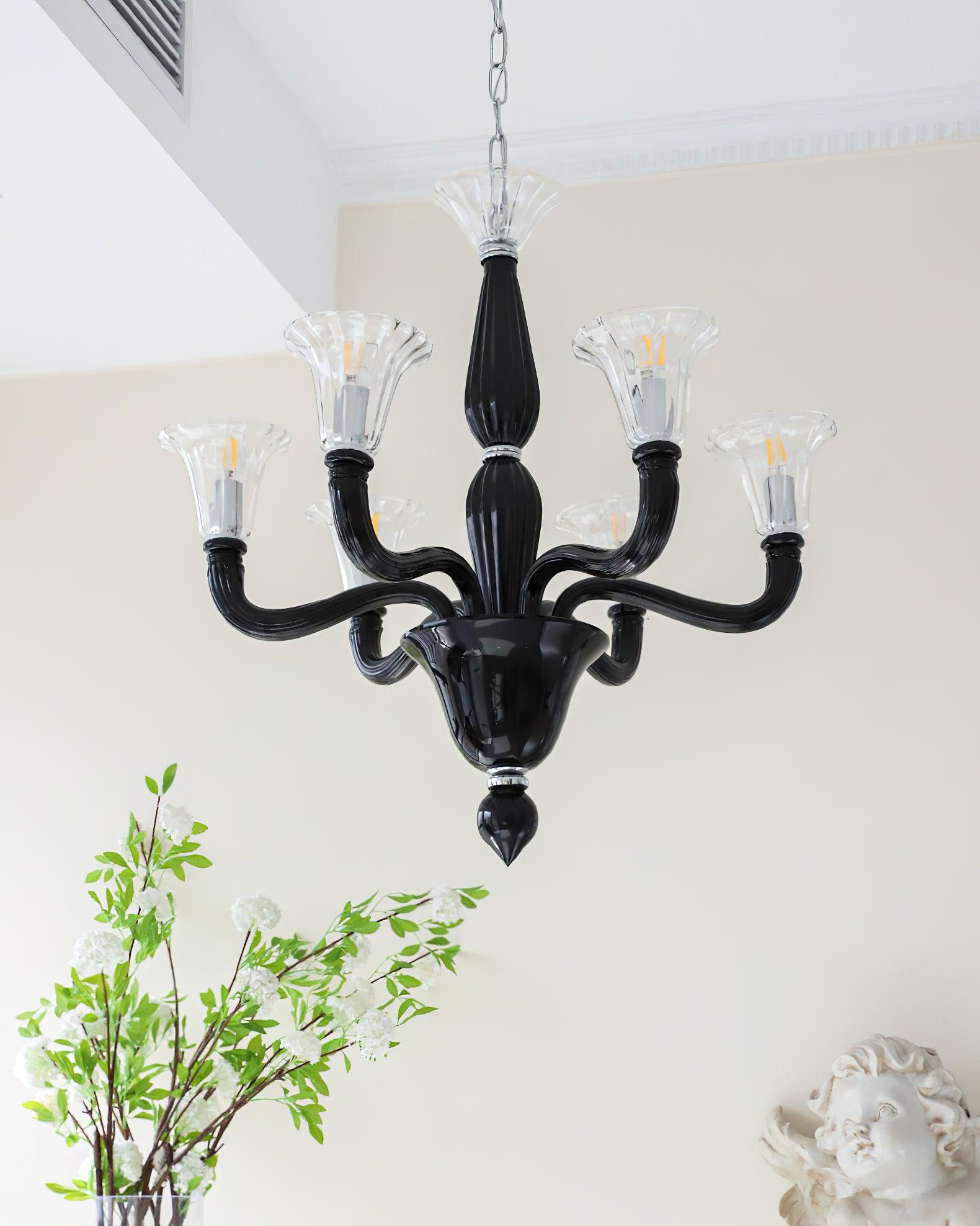 Murano Candle Chandelier - Lumpaz