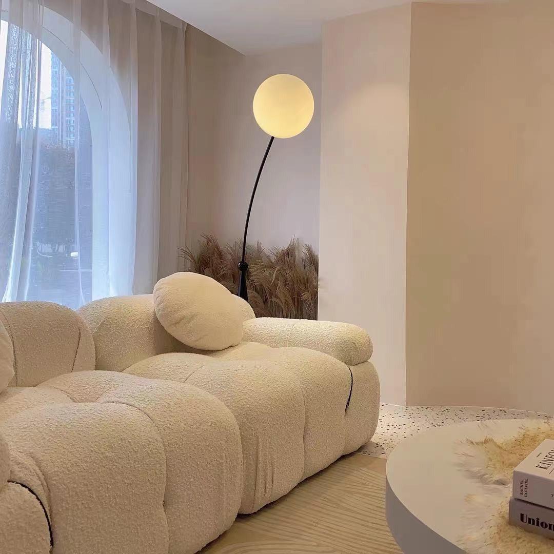Opal Arc Floor Lamp - Lumpaz