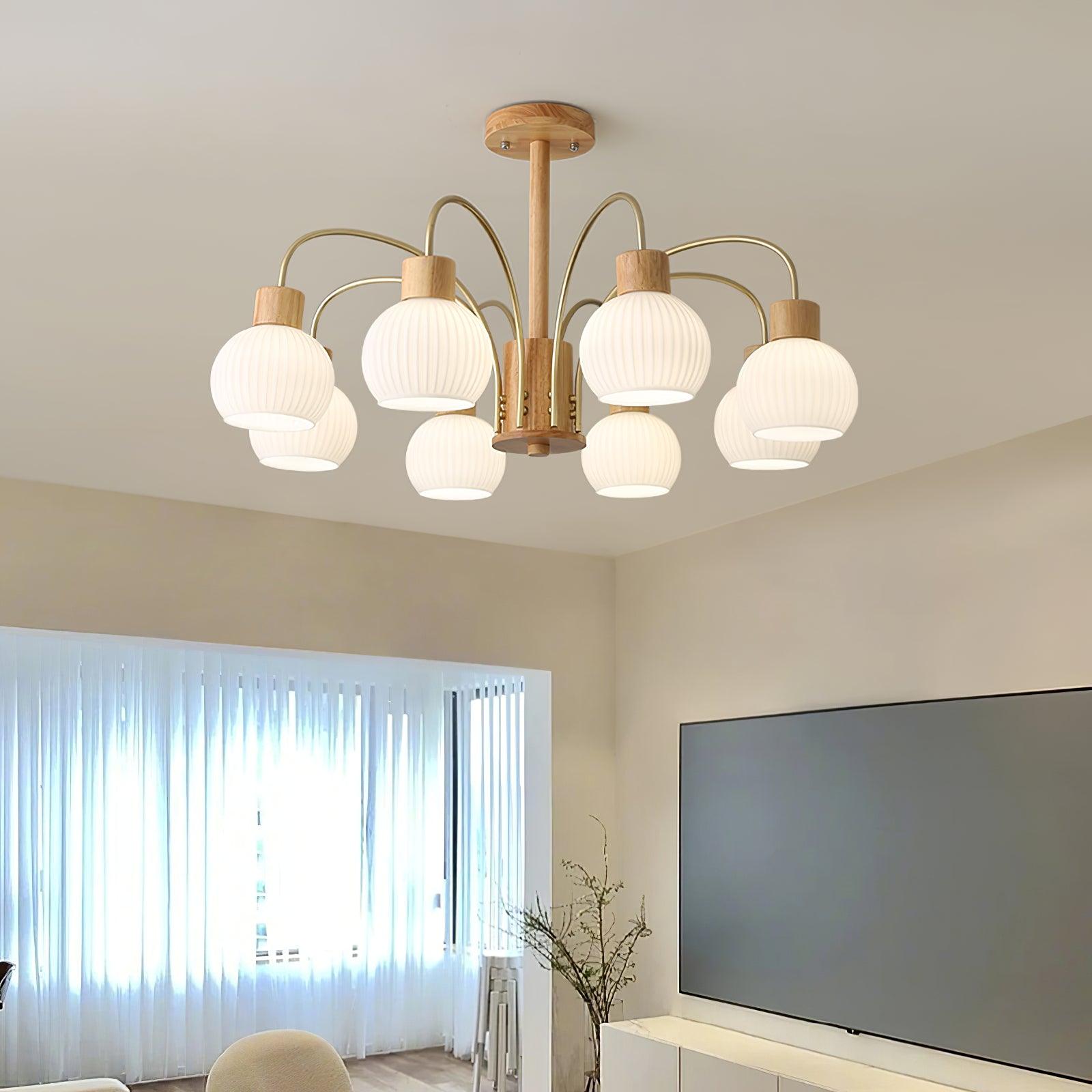 Donnelly Wooden Chandelier - Lumpaz