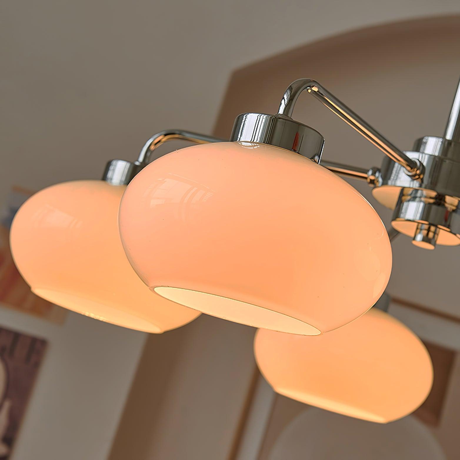 Oval Persimmon Chandelier - Lumpaz