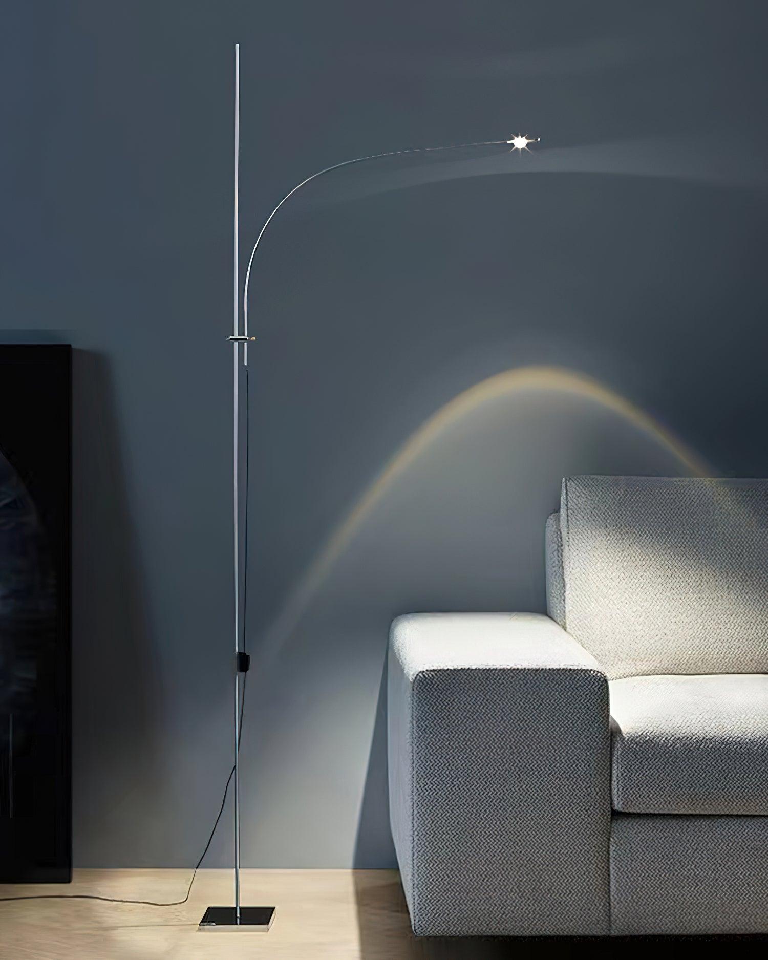 Metal Body Graceful Floor Lamp - Lumpaz