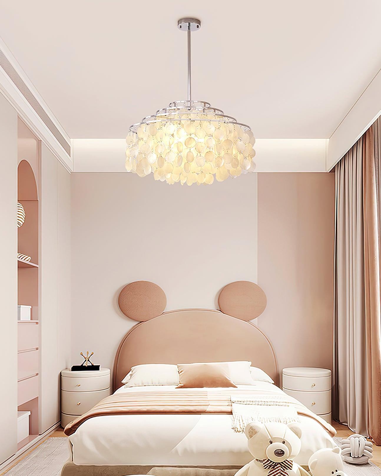 Round Shell Chandelier B - Lumpaz