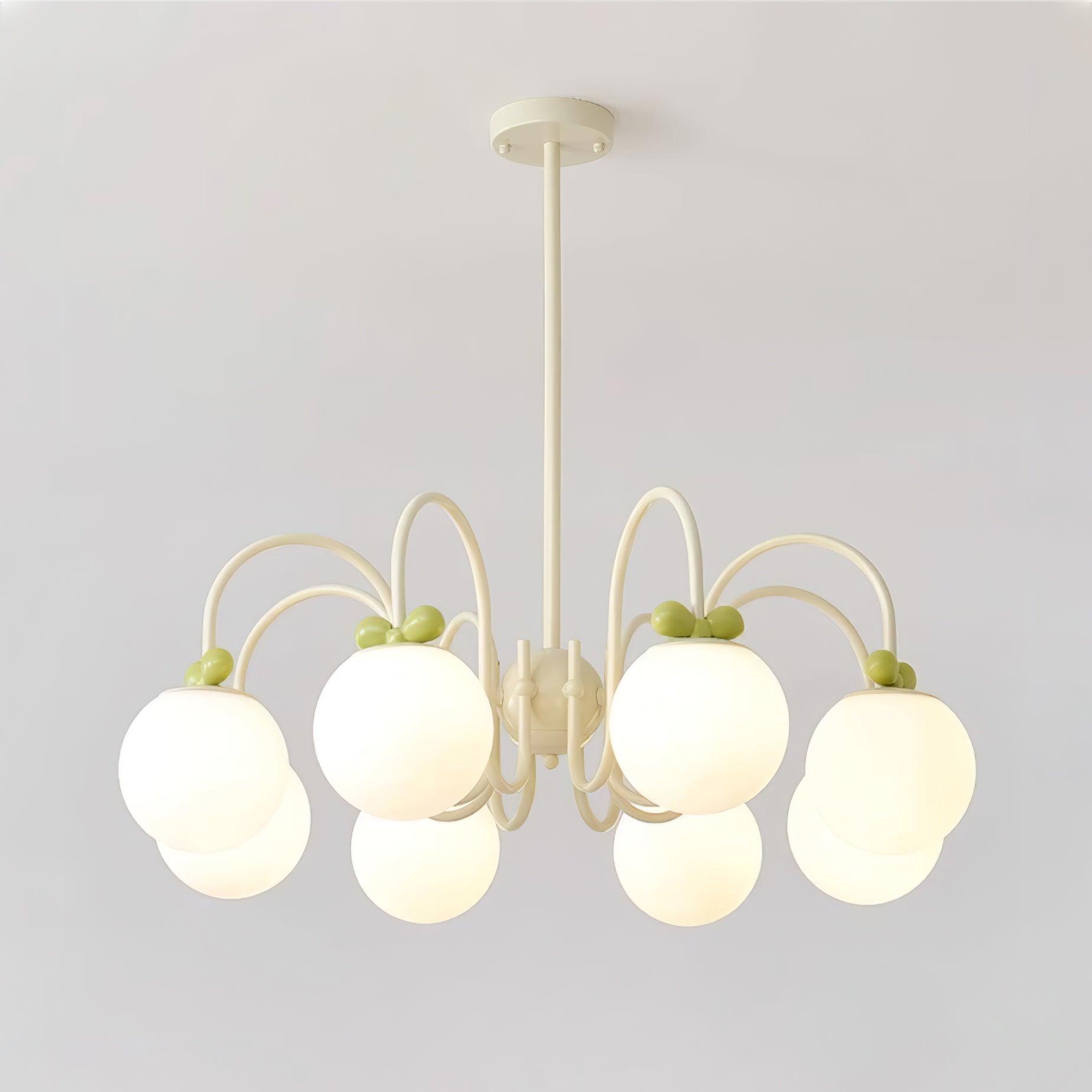 Cream Cherry Chandelier - Lumpaz