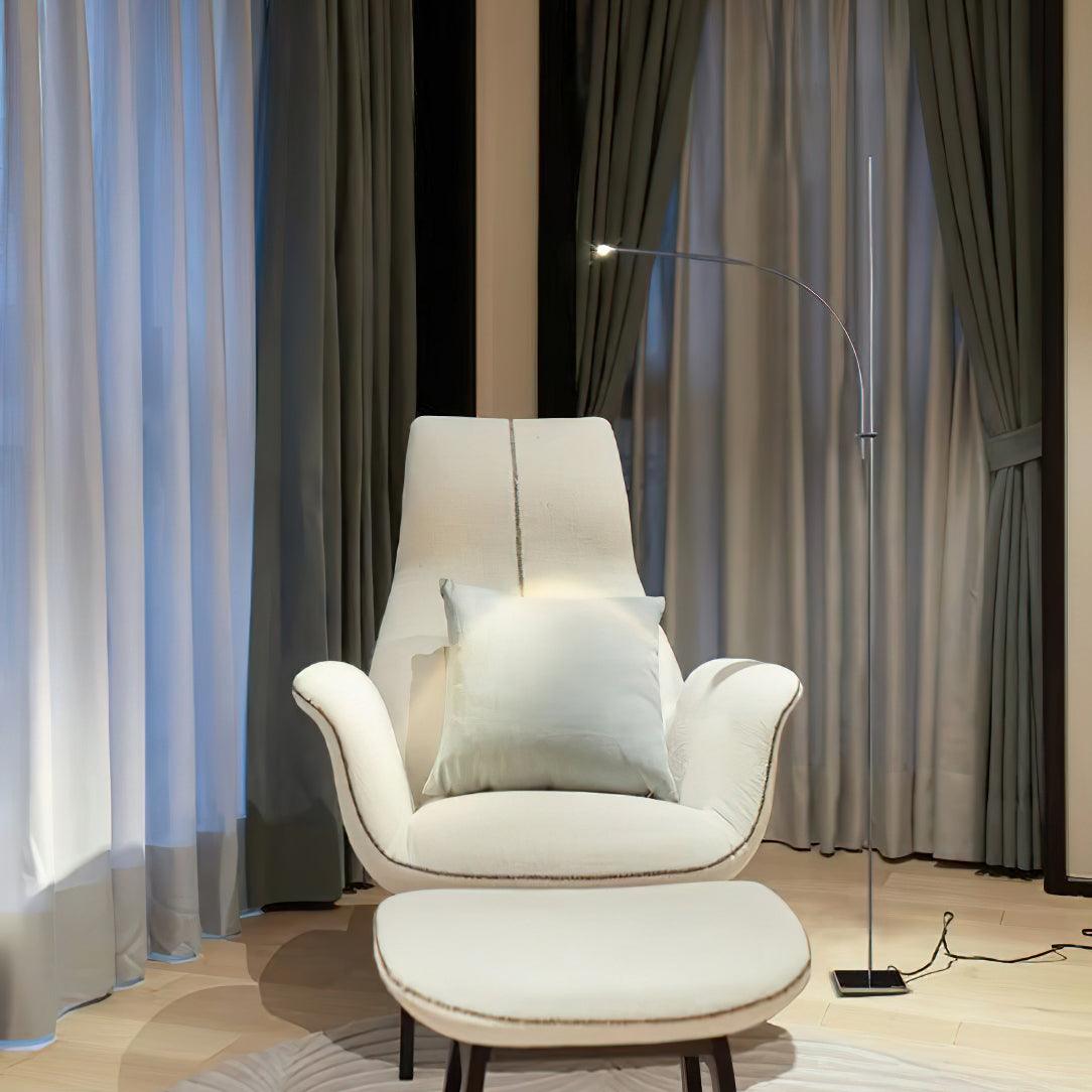Metal Body Graceful Floor Lamp - Lumpaz