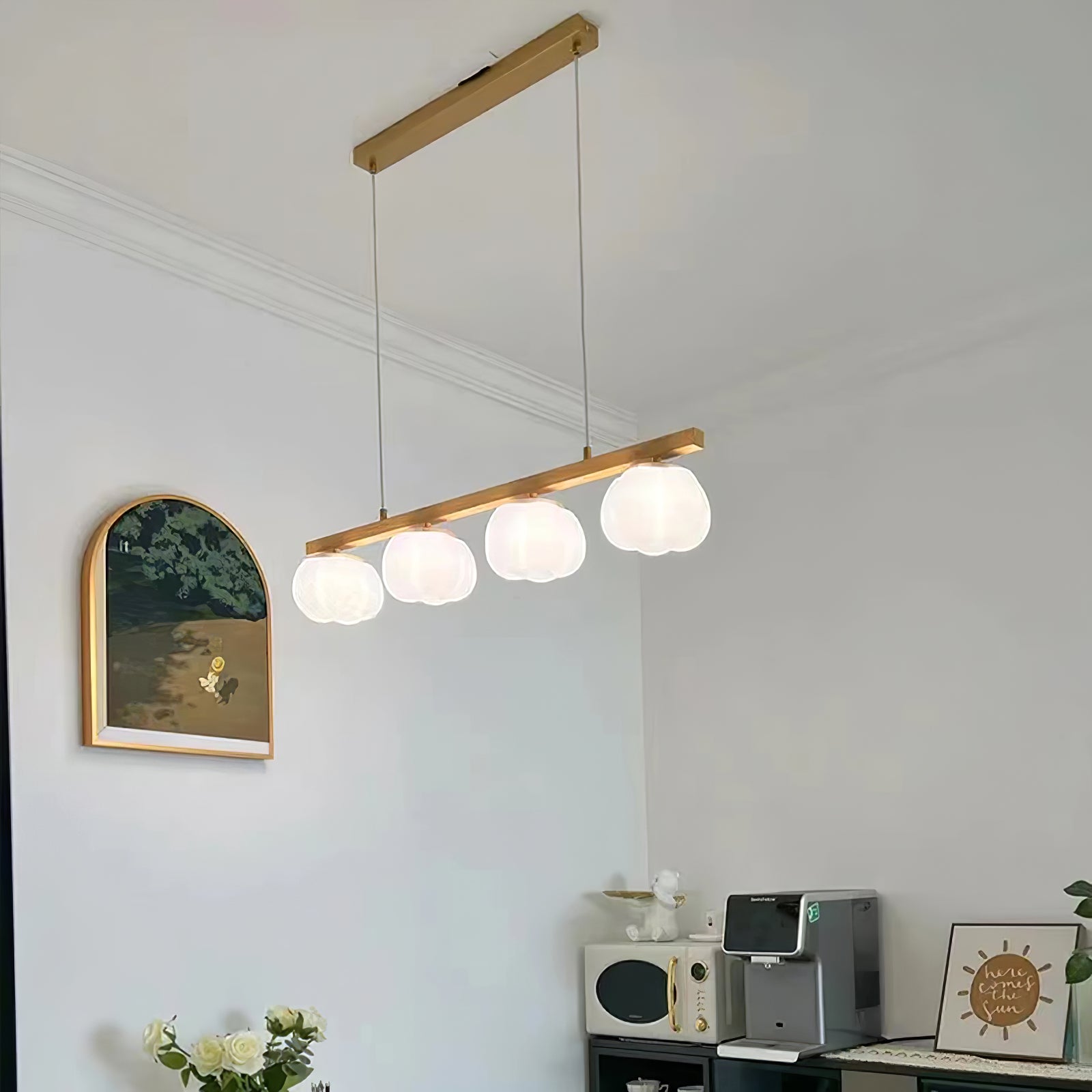 Cotton Balls Chandelier - Lumpaz