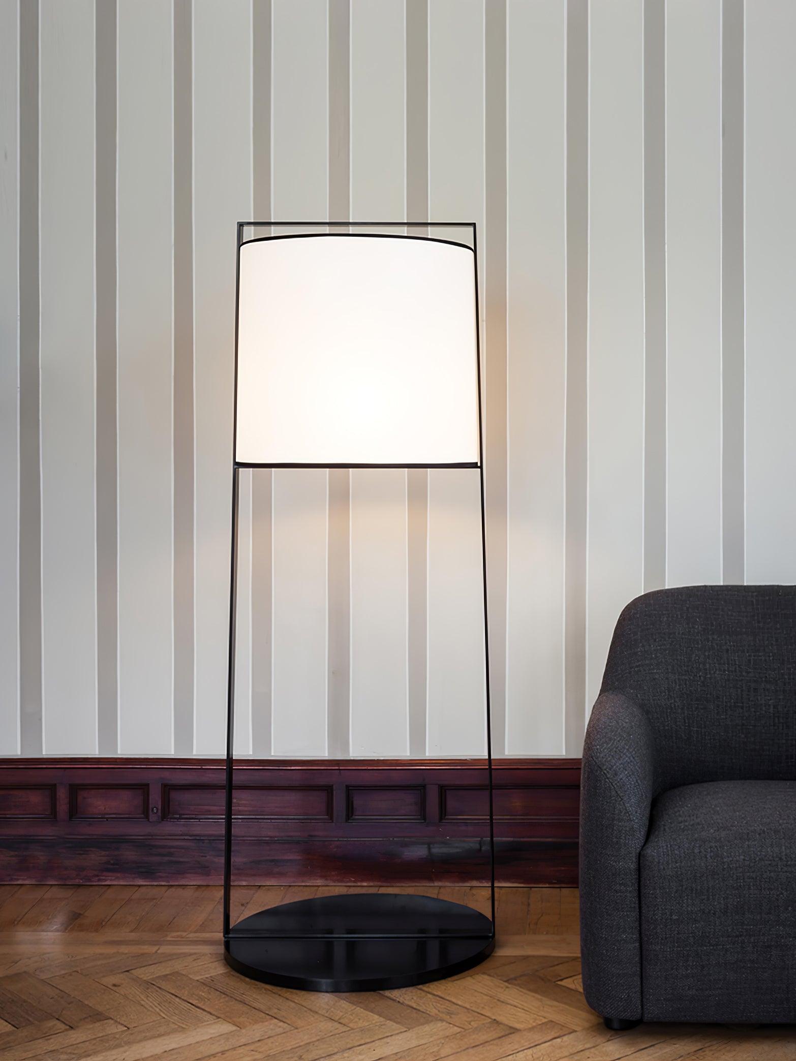 Silhouette Textile Floor Lamp - Lumpaz