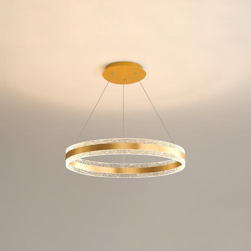 Modern Circle LED Chandelier - Lumpaz