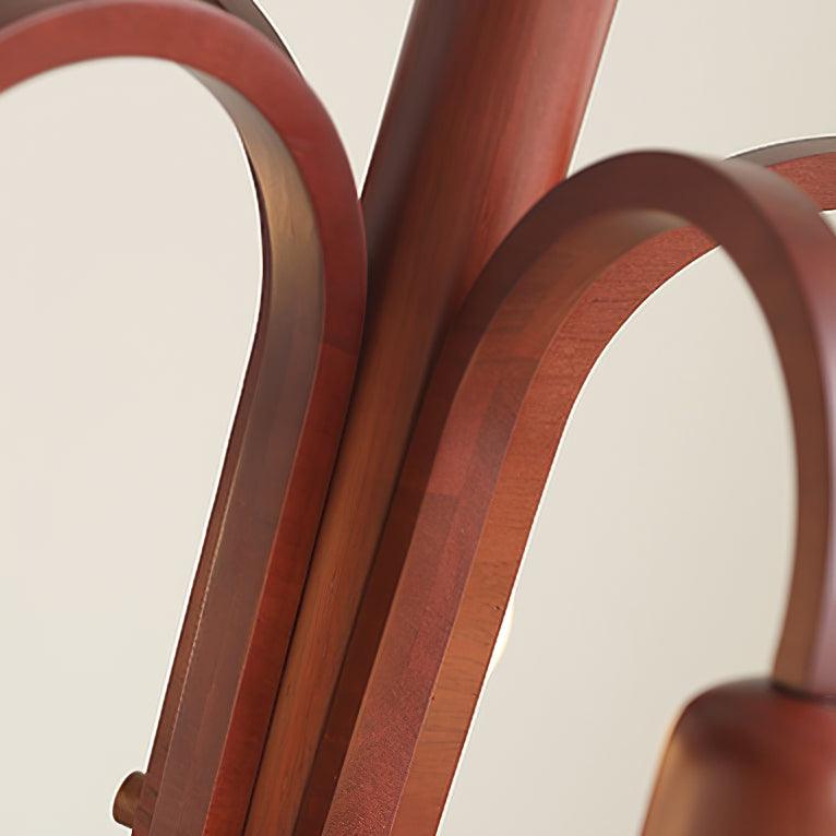Candela Teak Chandelier - Lumpaz