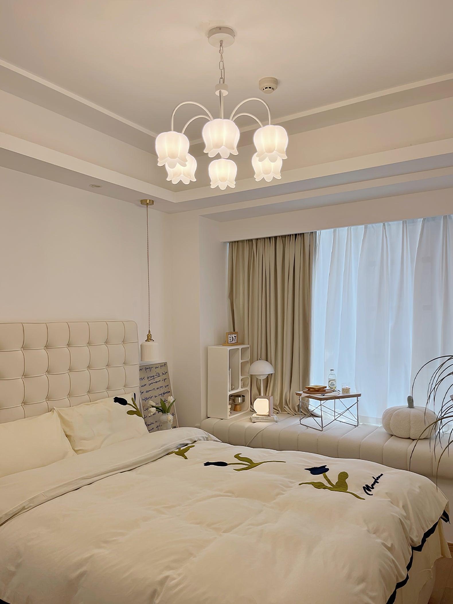Curved Arm Bell Chandelier - Lumpaz