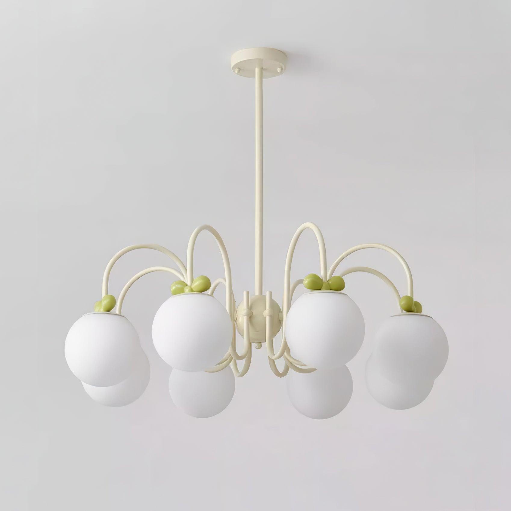 Cream Cherry Chandelier - Lumpaz