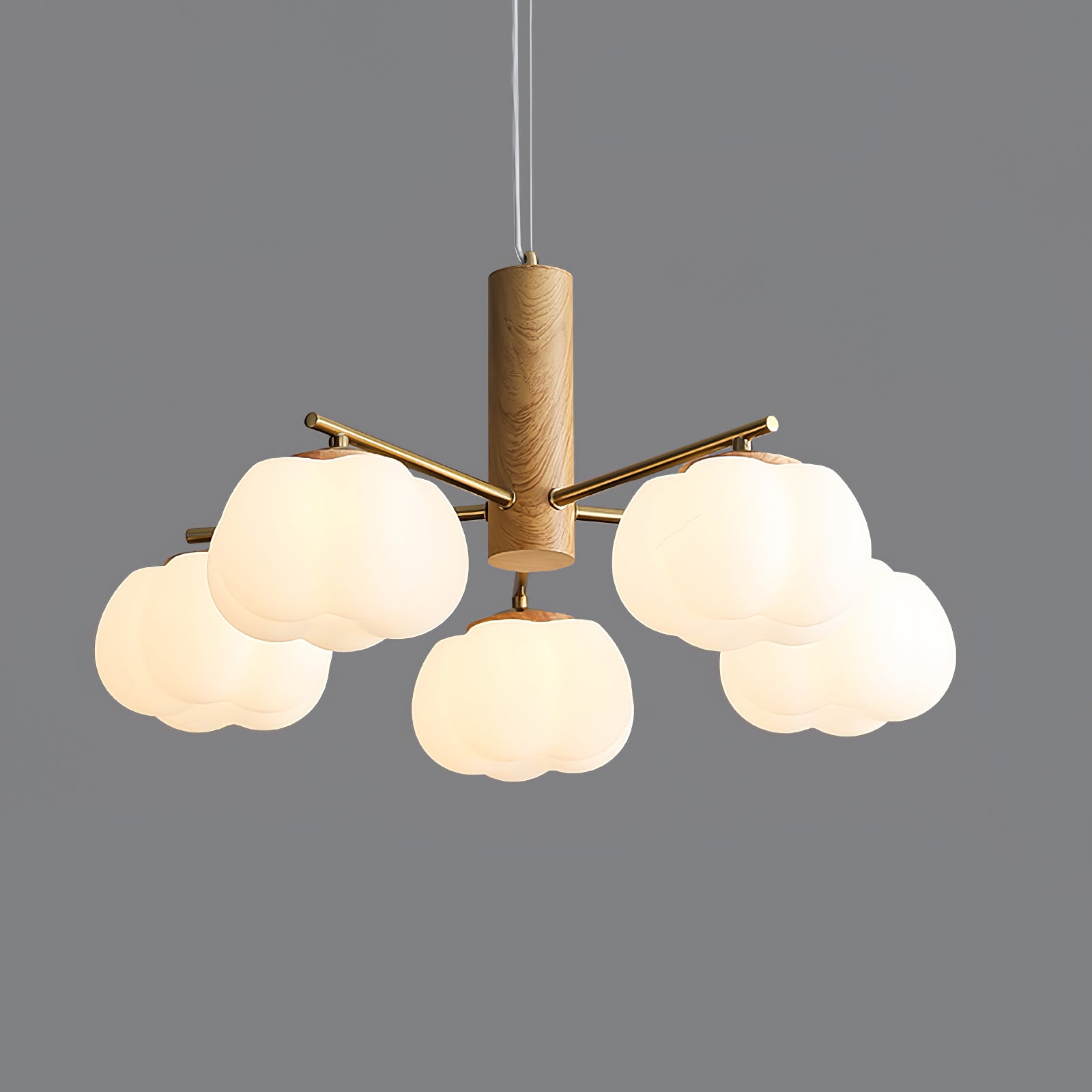 Cotton Balls Chandelier - Lumpaz