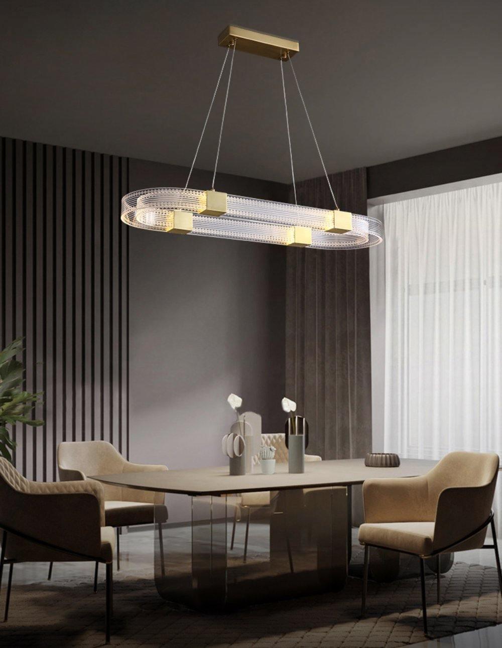 Parallel Ring LED Chandelier - Lumpaz