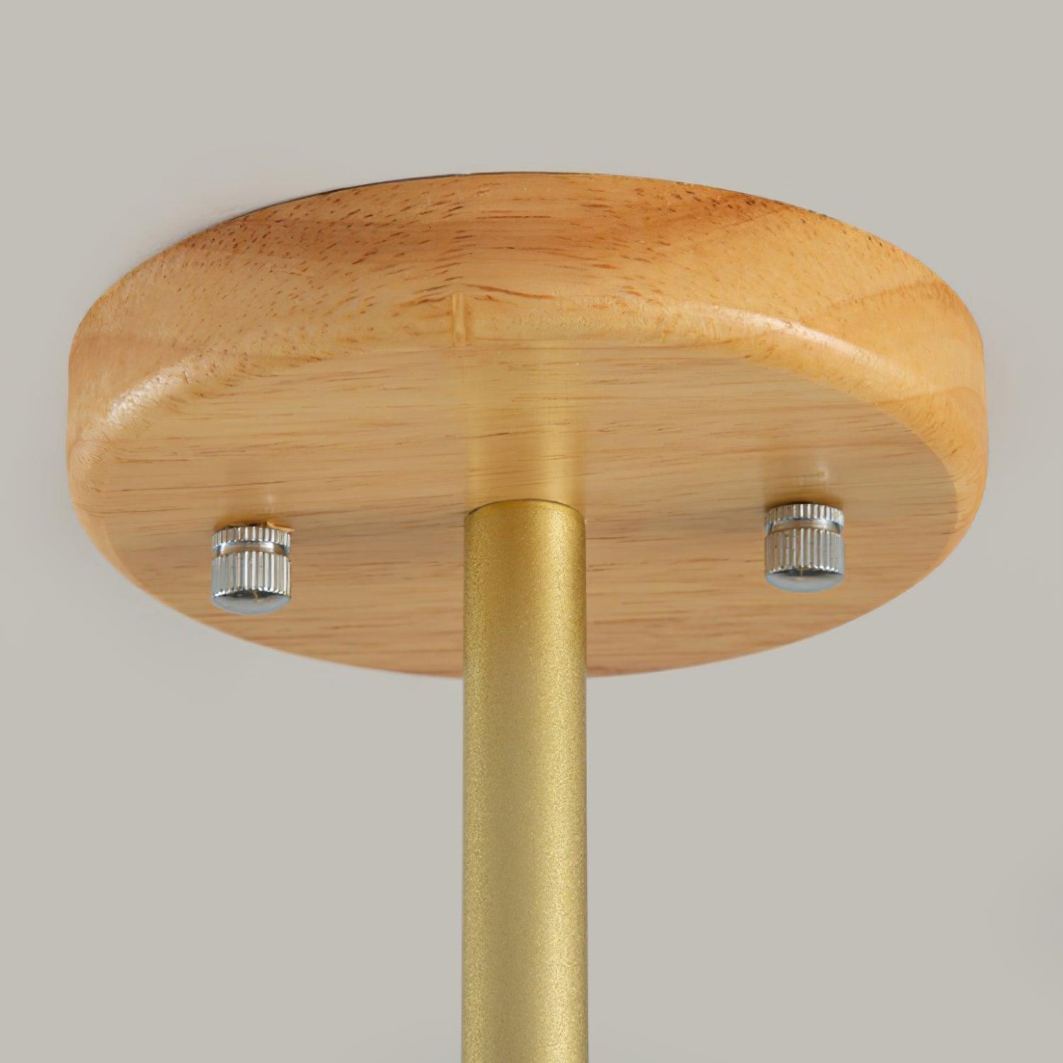 Wood Art Halo Chandelier - Lumpaz