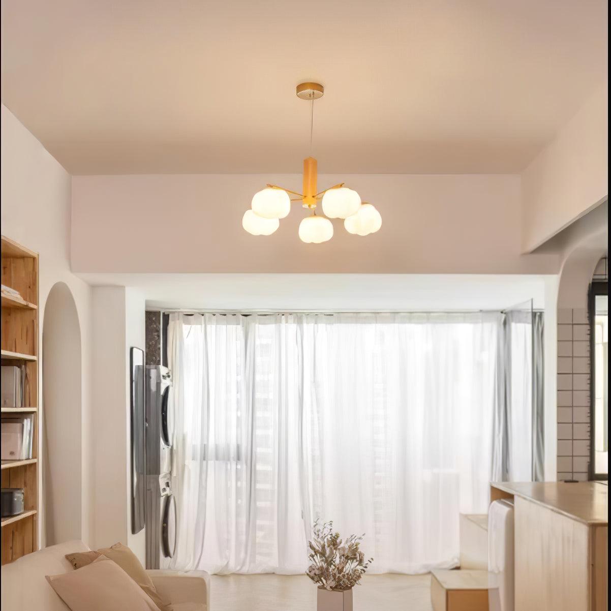 Cotton Balls Chandelier - Lumpaz