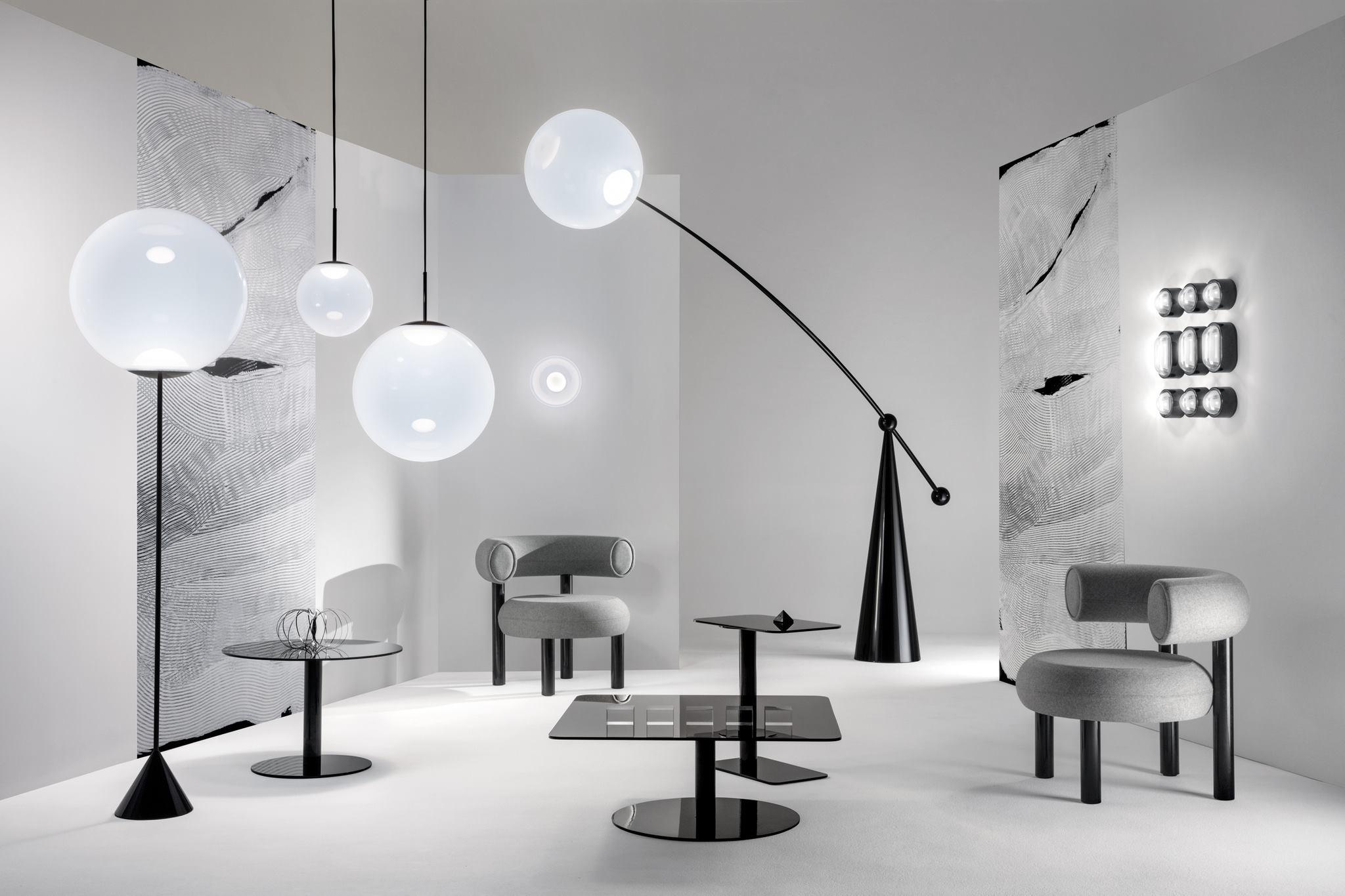 Opal Arc Floor Lamp - Lumpaz