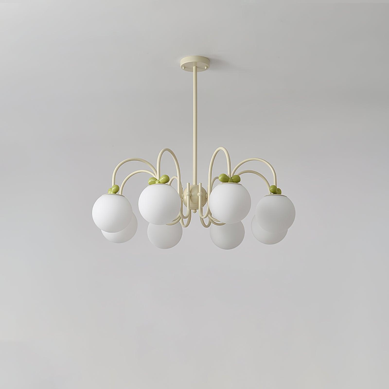 Cream Cherry Chandelier - Lumpaz