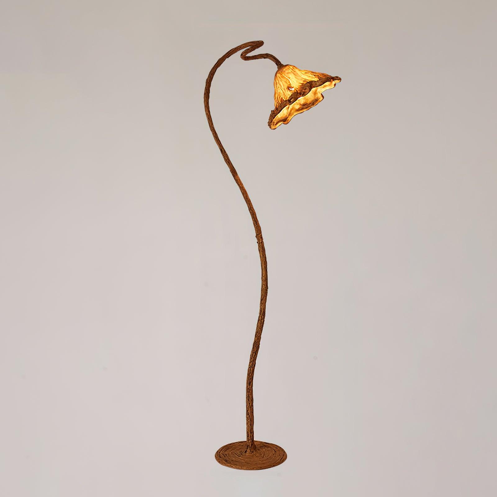 Artistic Lotus Leaf Floor Lamp - Lumpaz