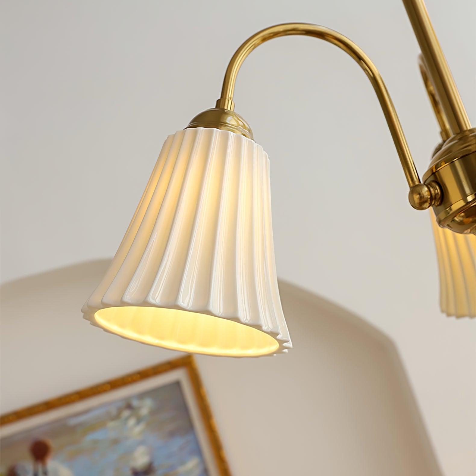 Medieval Ceramic Trumpet Chandelier - Lumpaz