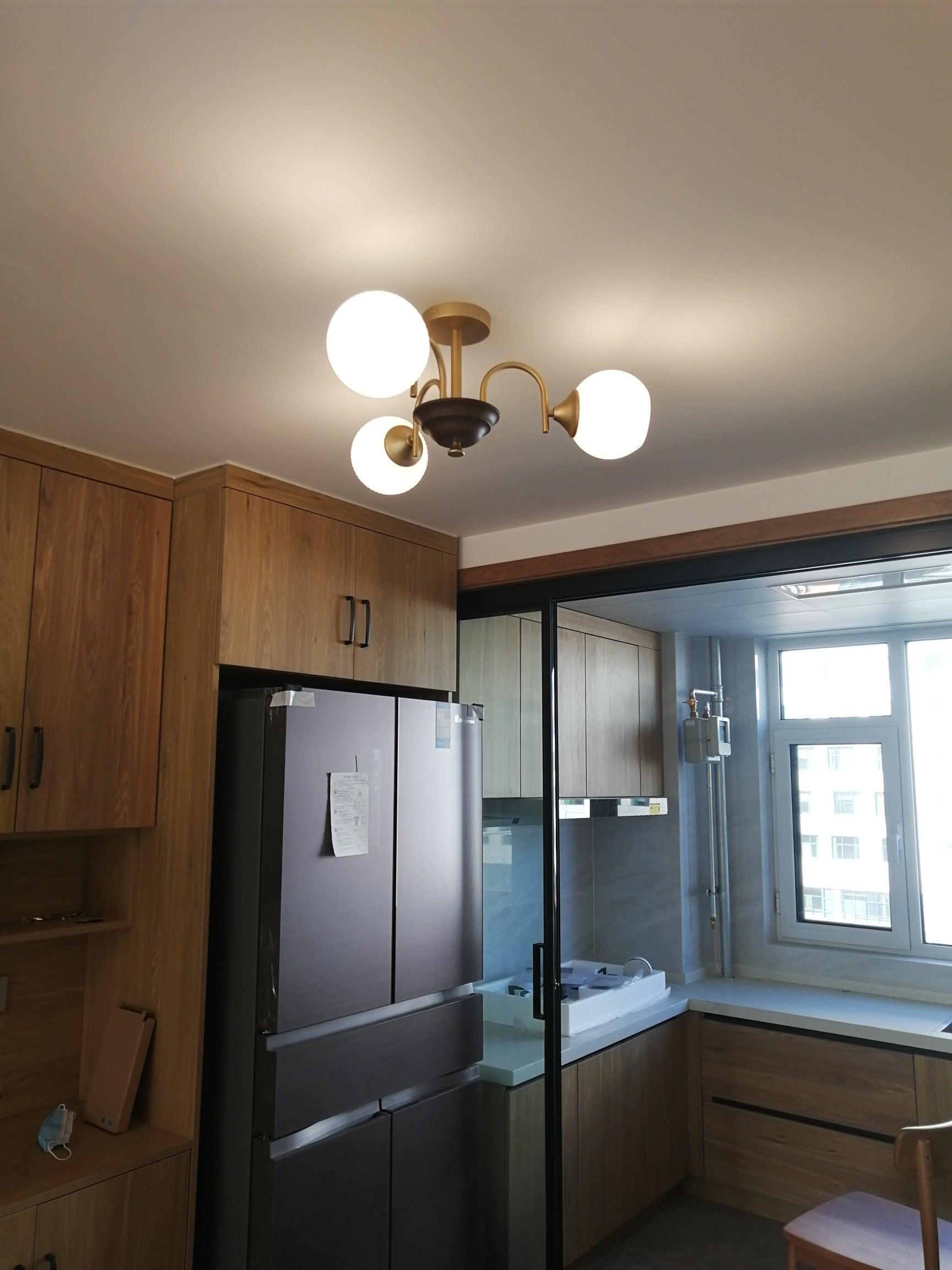 Sculptural Glass Ribbed Chandelier - Lumpaz