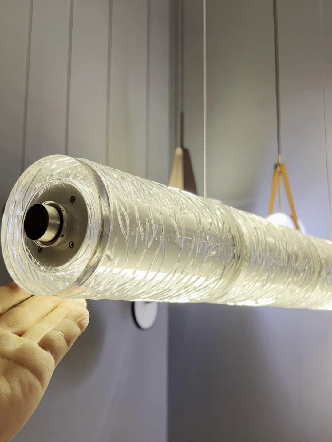 Mcdade Segmented Glass Chandelier - Lumpaz