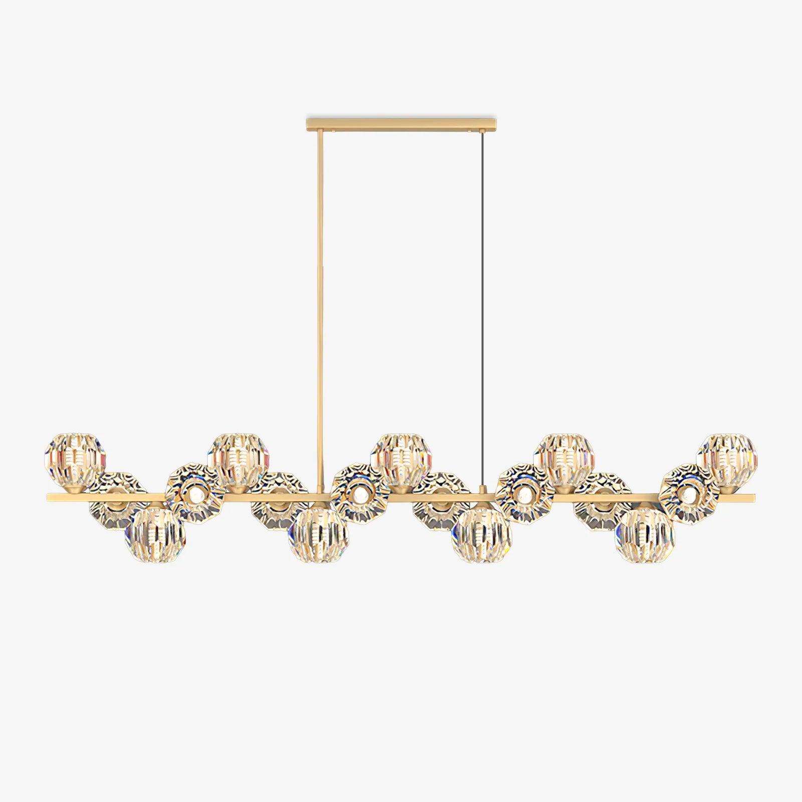 Crystal Glass Ball Chandelier - Lumpaz