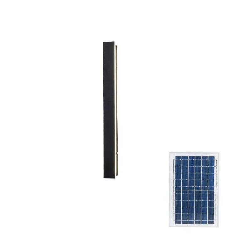 Long Strip Outdoor Sconce Solar Power - Lumpaz