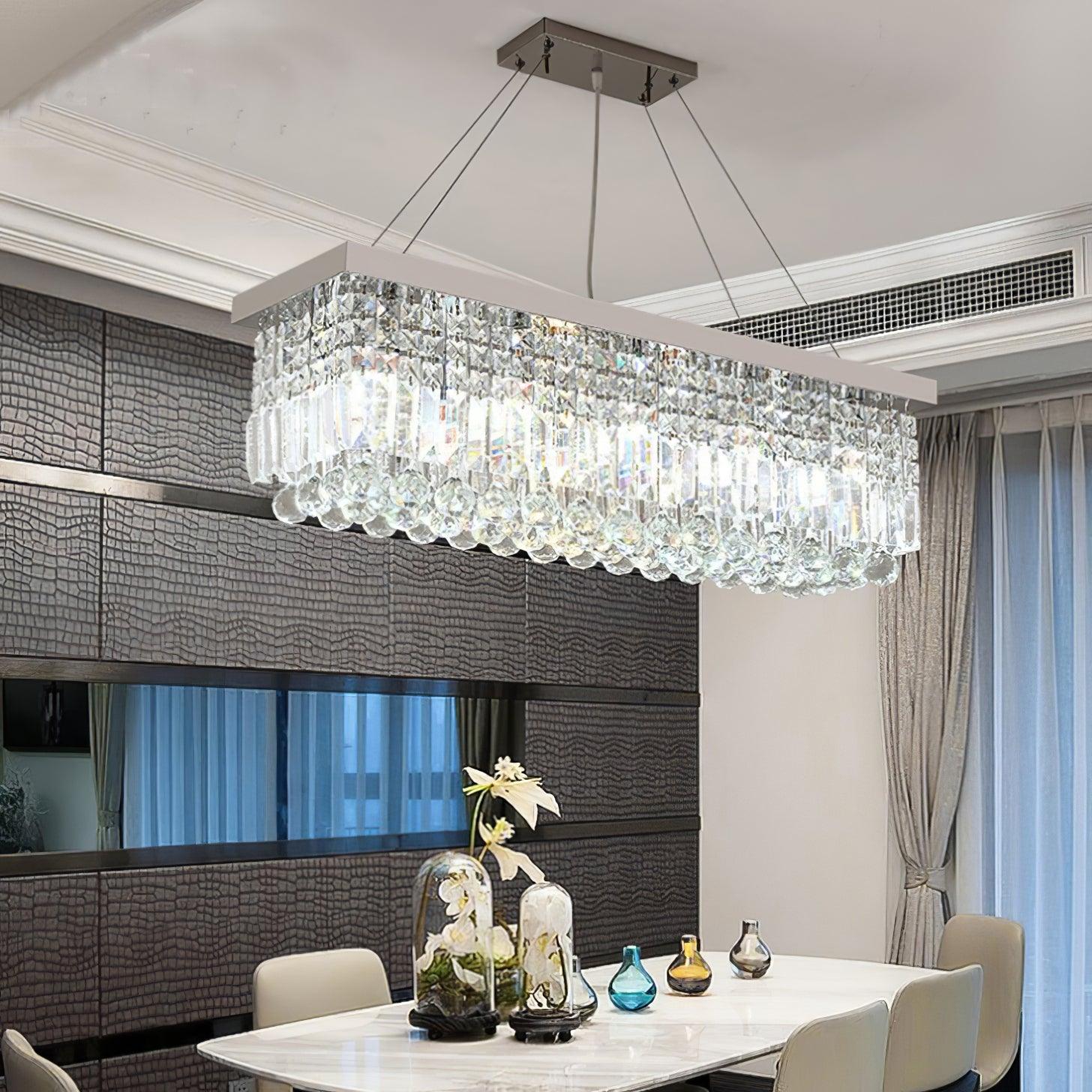 Crystal Raindrop Chandelier - Lumpaz